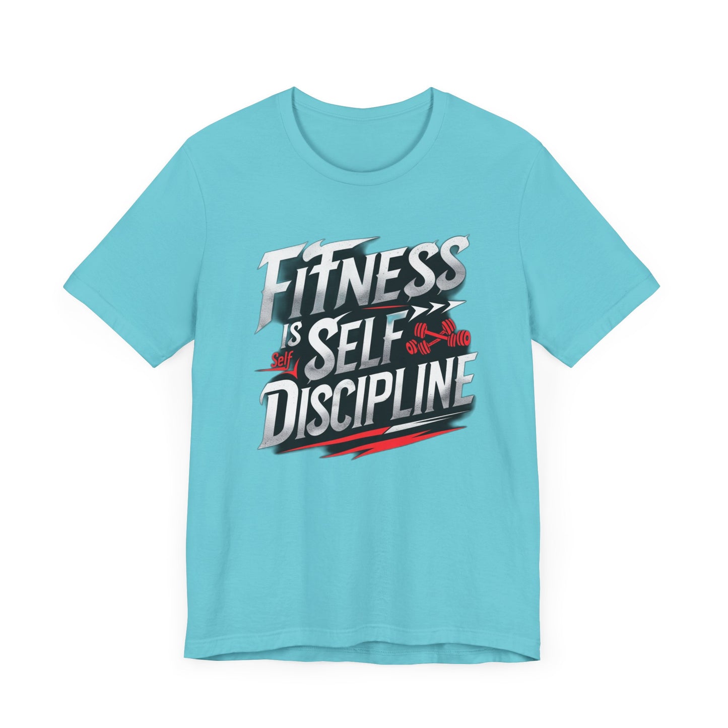 Fitness Is Self-Discipline, Gym T-Shirt β Mindset & Motivation Workout Tee πͺ | Discipline Over Motivation Shirt for Men & Women