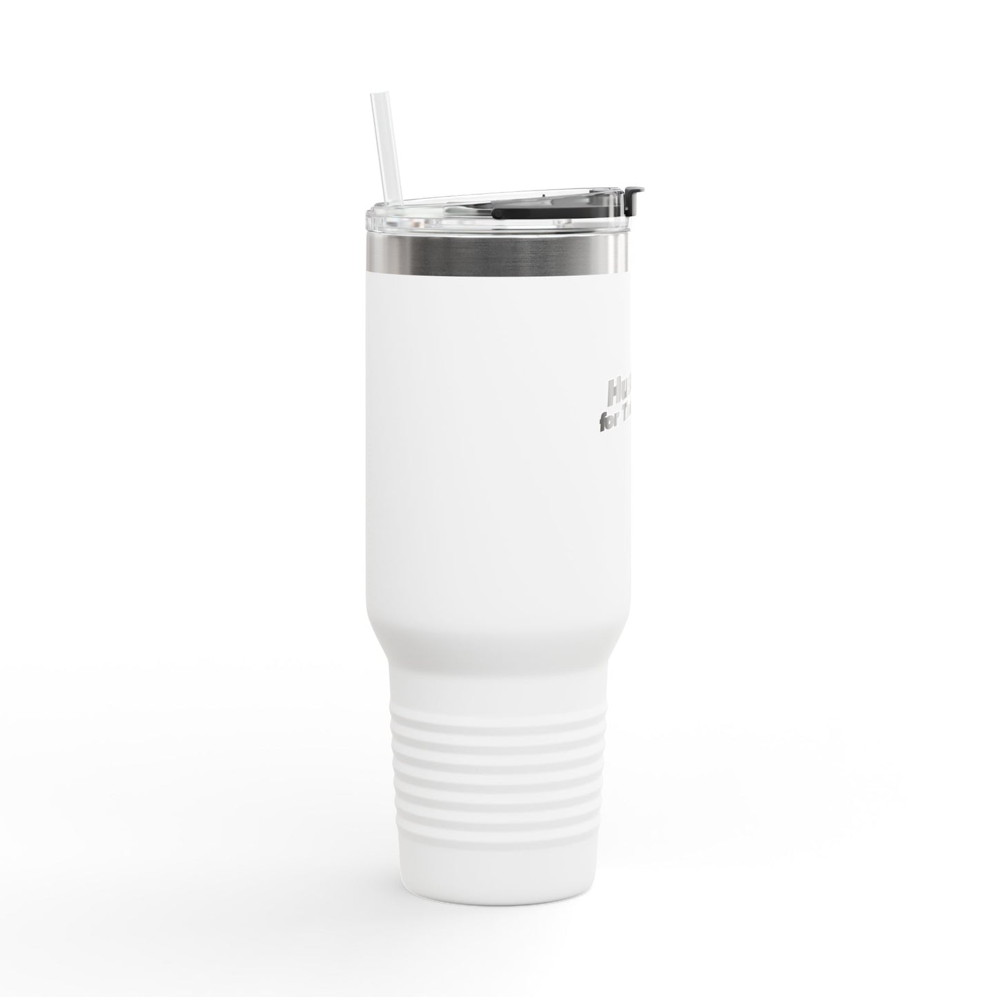 Insulated water Tumbler - 'Hustle for that Muscle' Insulated 40oz