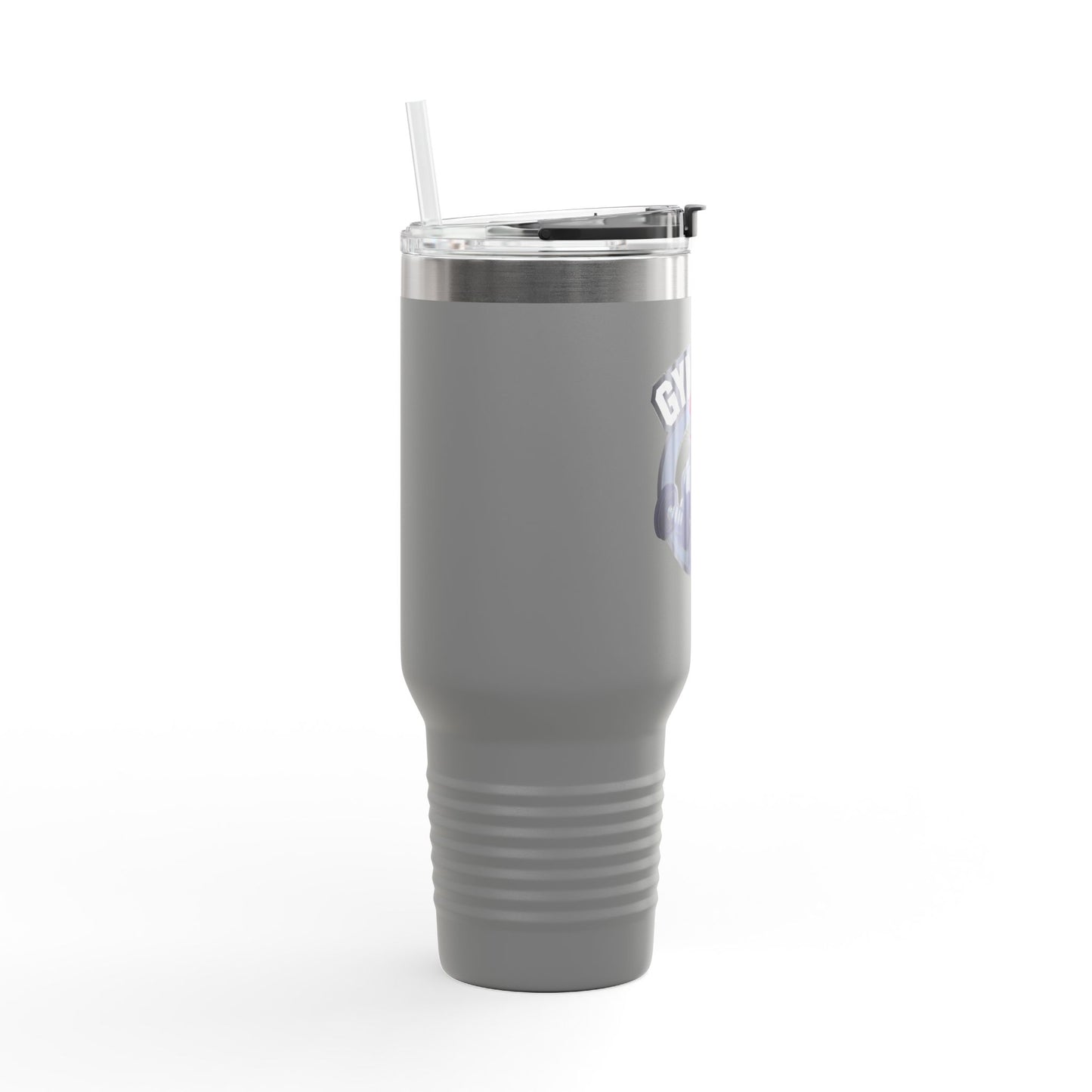 Insulated Water Tumbler 40oz - Gym Rat Design - Insulated 40oz