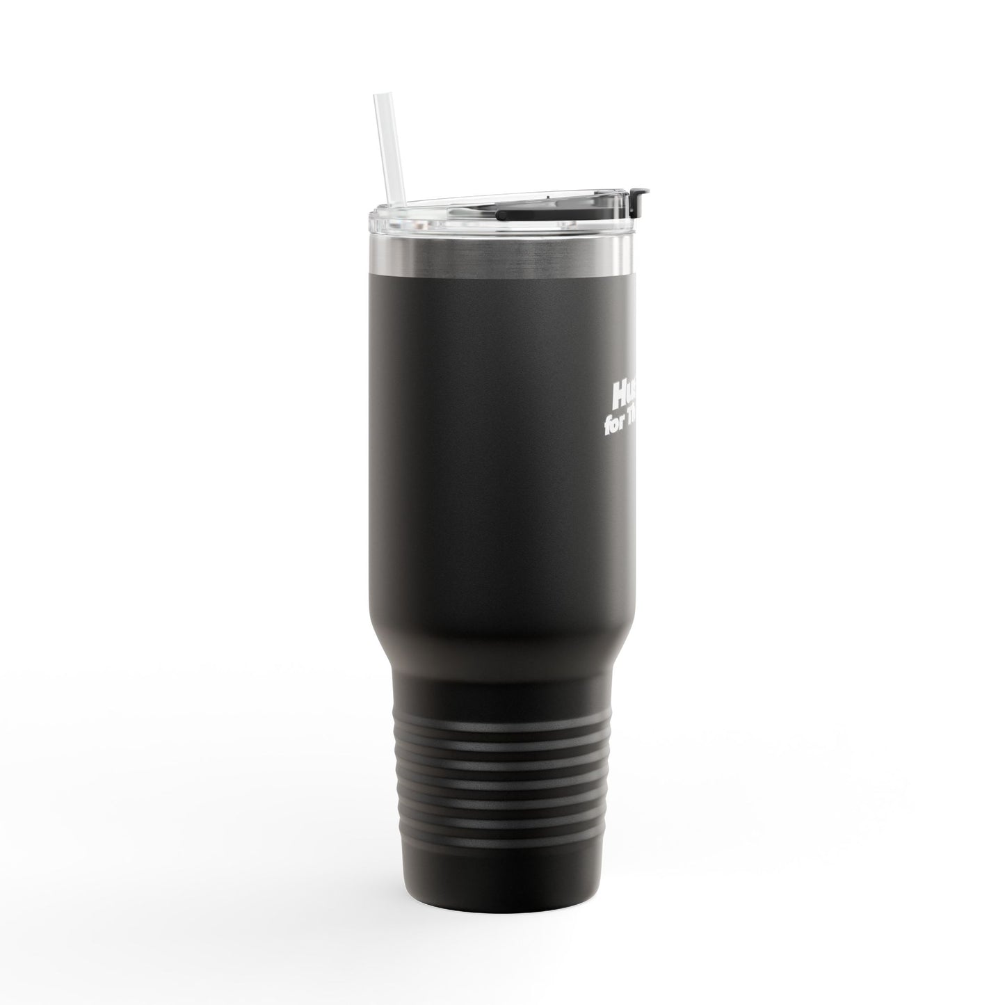 Insulated water Tumbler - 'Hustle for that Muscle' Insulated 40oz