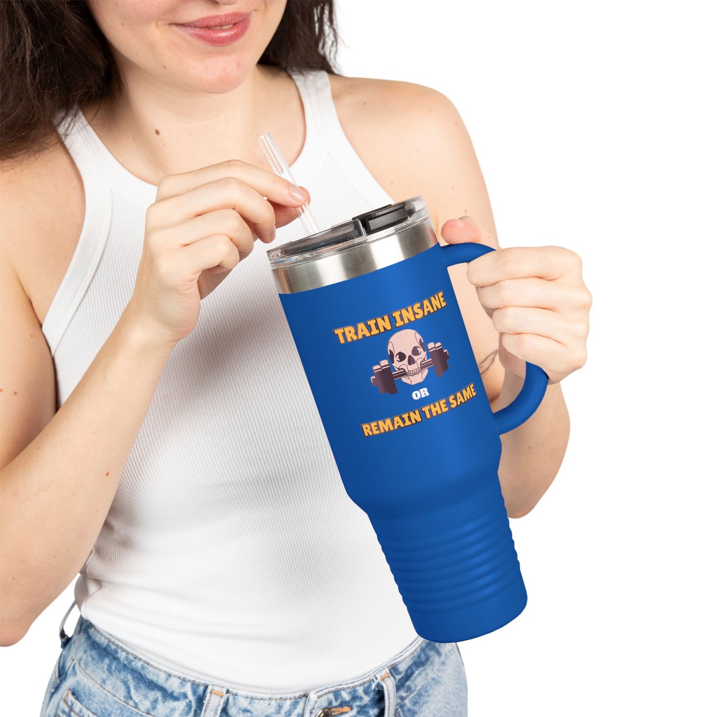 Insulated Water Tumbler 40oz - Train Insane