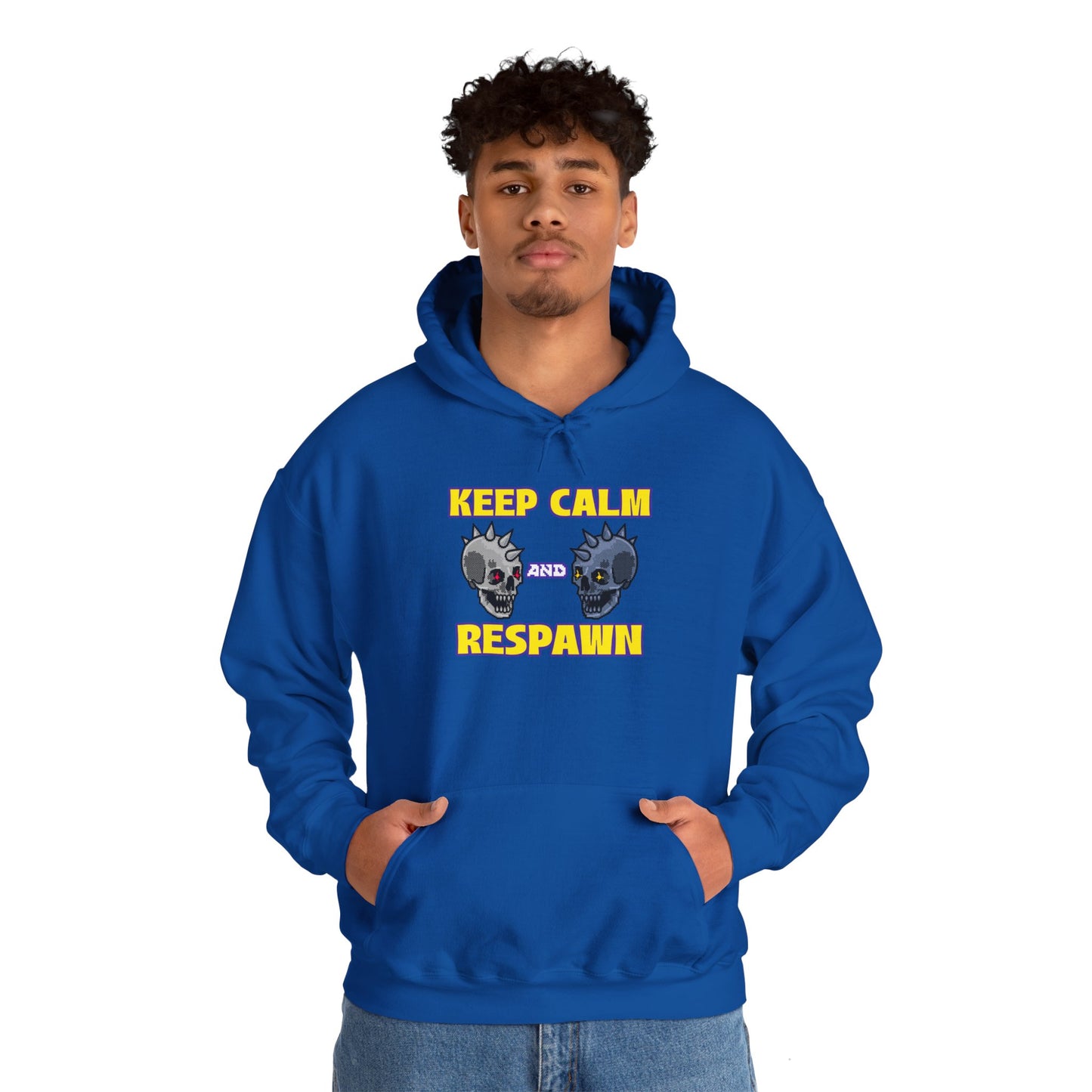 Hooded Sweatshirt - Keep Calm and Respawn