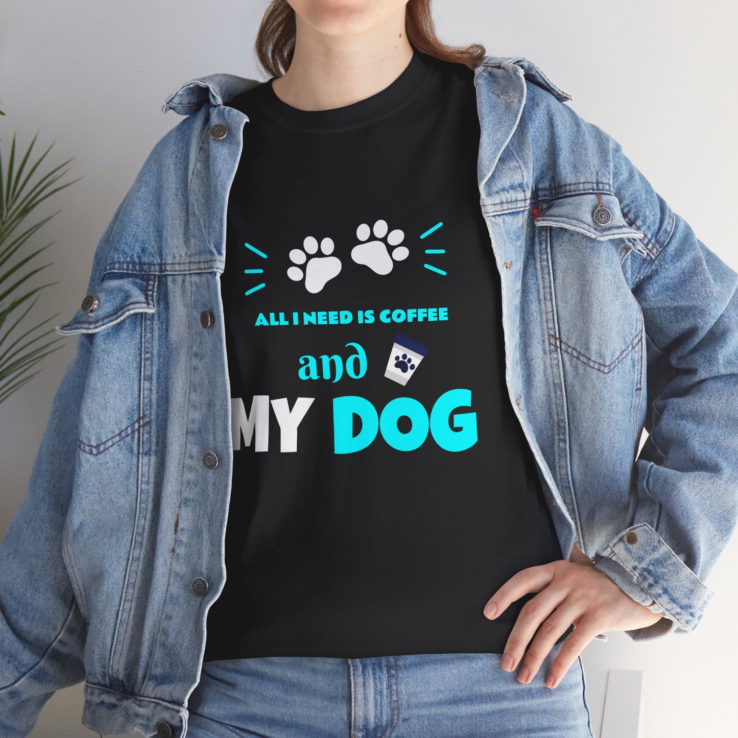 Cute Coffee T-Shirt for Dog Lovers