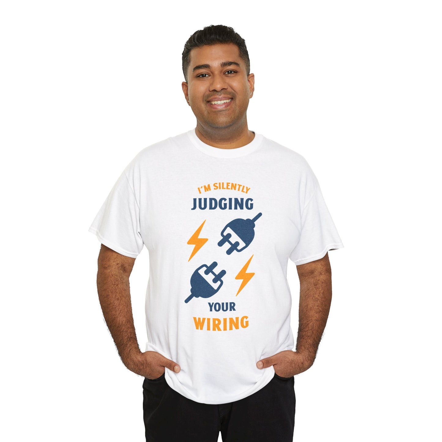 Electrician shirt White Plus Size