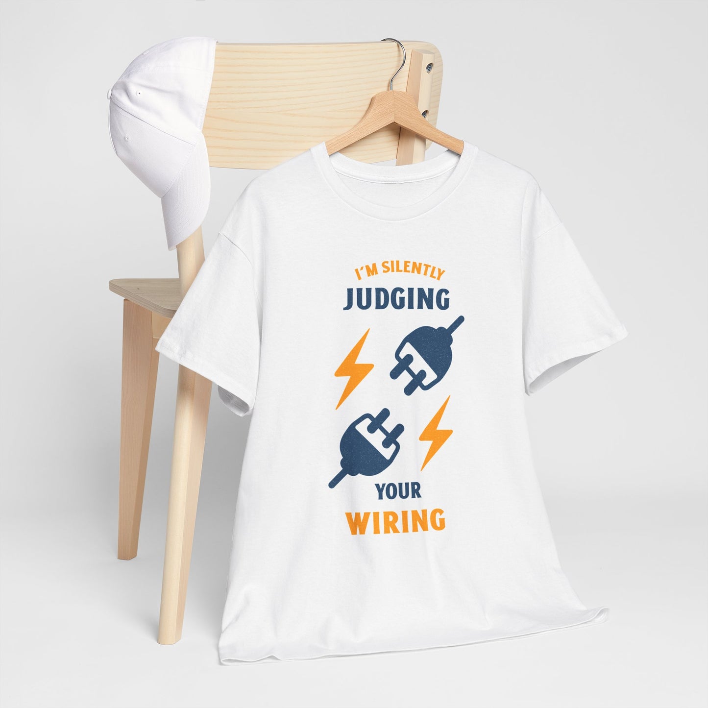 Electrician shirt funny White