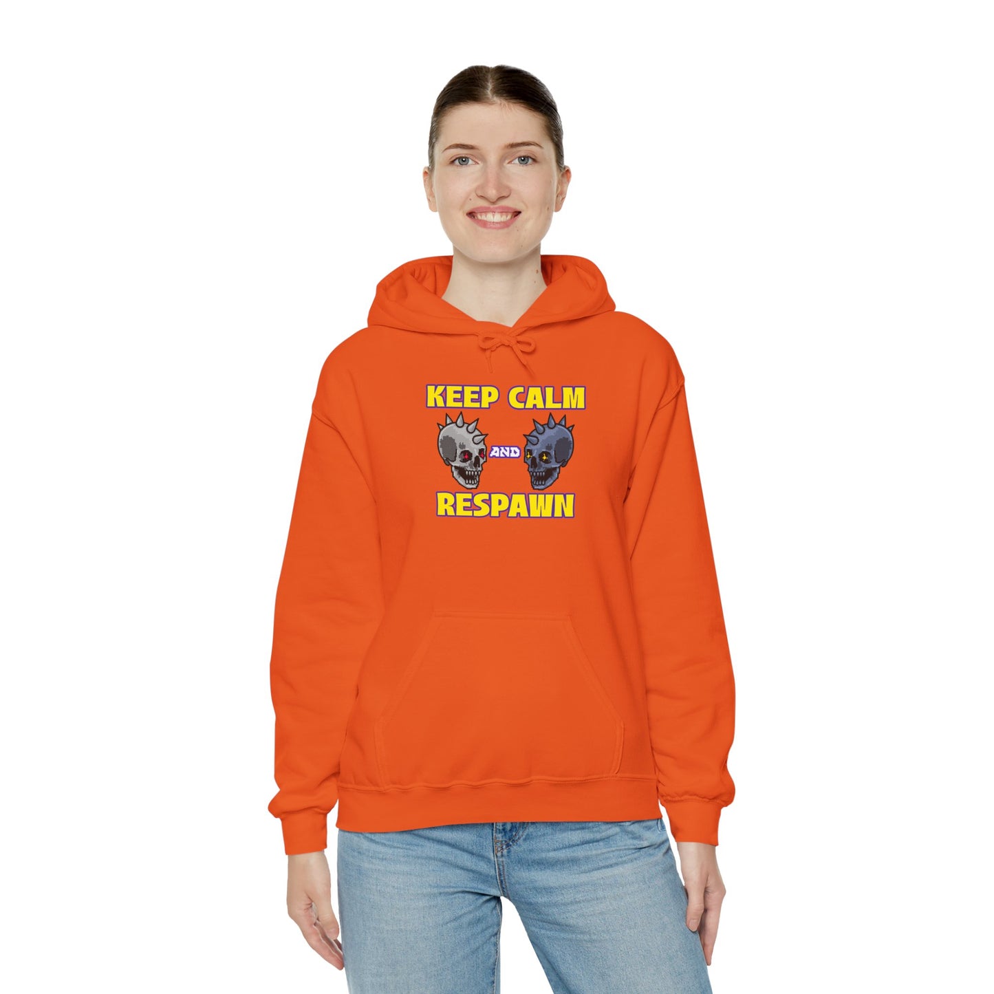 Hooded Sweatshirt - Keep Calm and Respawn