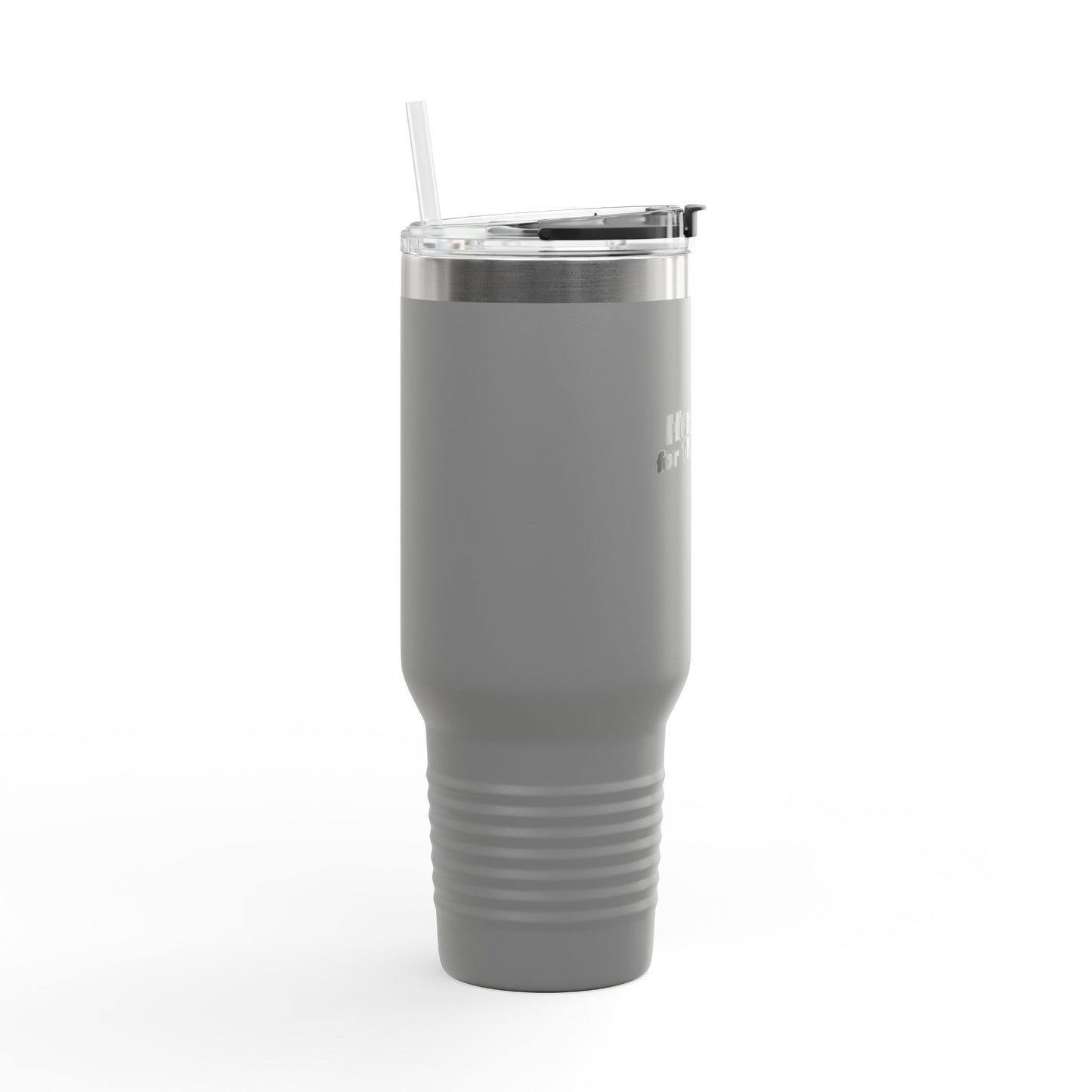 Insulated water Tumbler - 'Hustle for that Muscle' Insulated 40oz