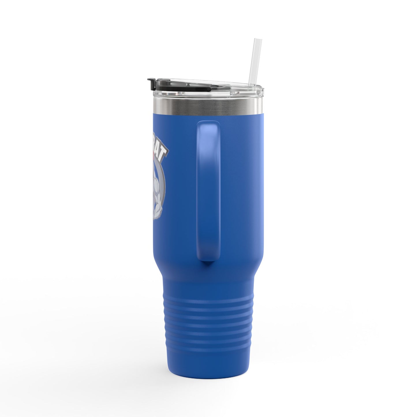 Insulated Water Tumbler 40oz - Gym Rat Design - Insulated 40oz