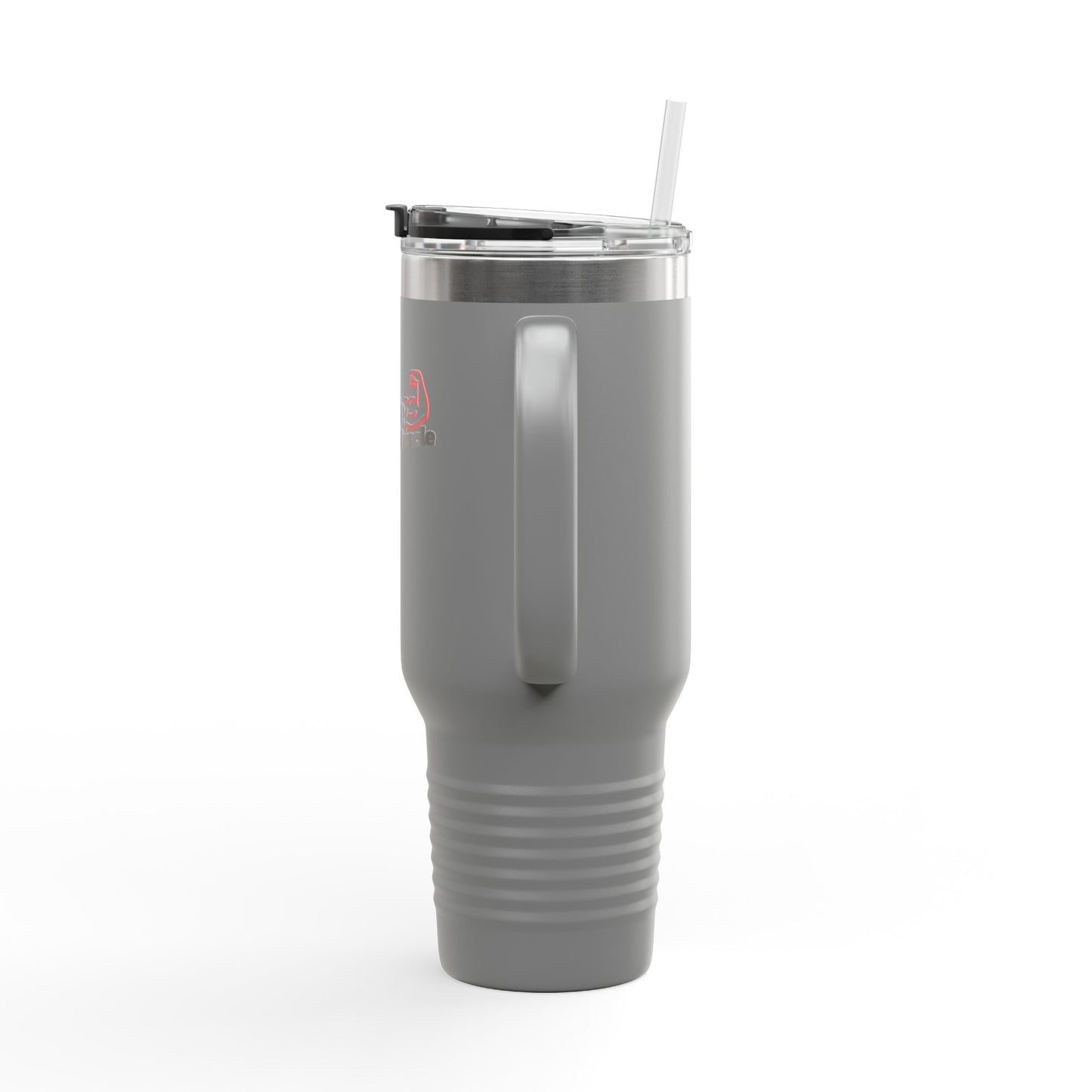 Insulated water Tumbler - 'Hustle for that Muscle' Insulated 40oz
