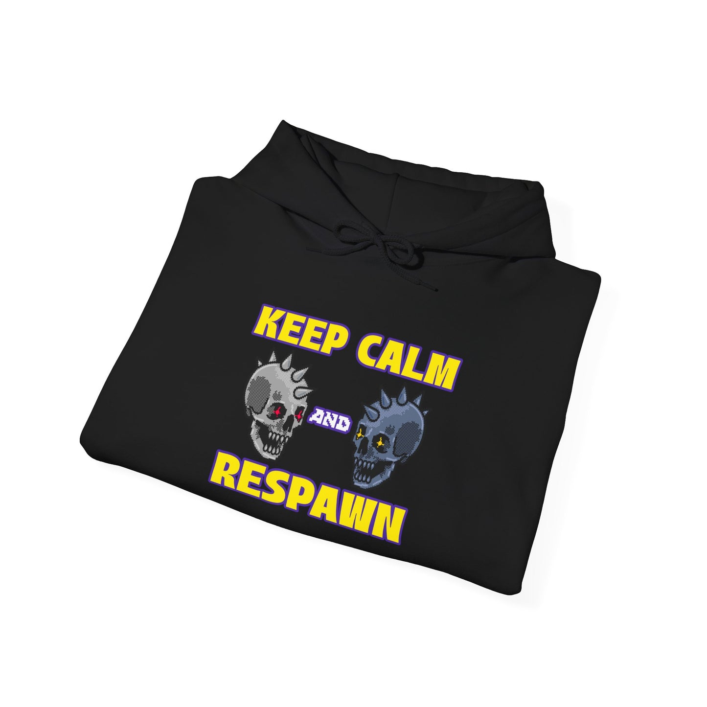 Hooded Sweatshirt - Keep Calm and Respawn