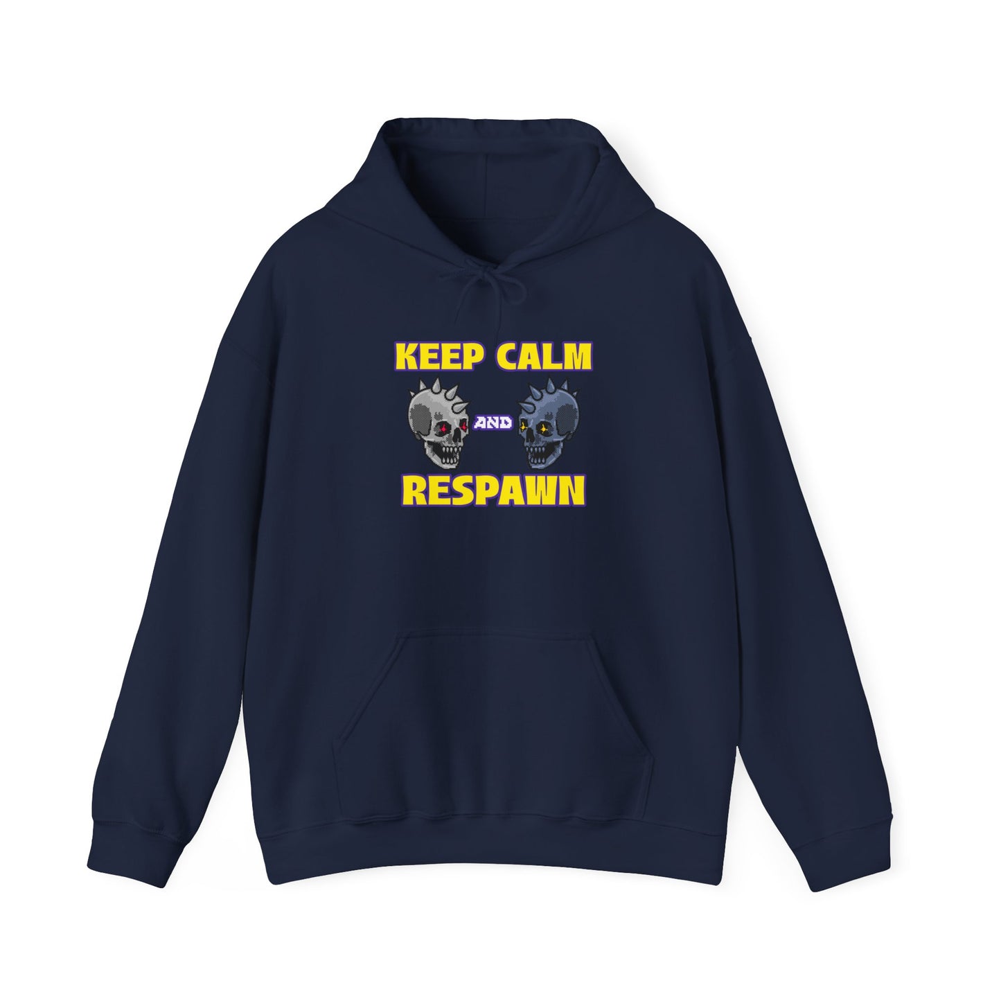 Hooded Sweatshirt - Keep Calm and Respawn