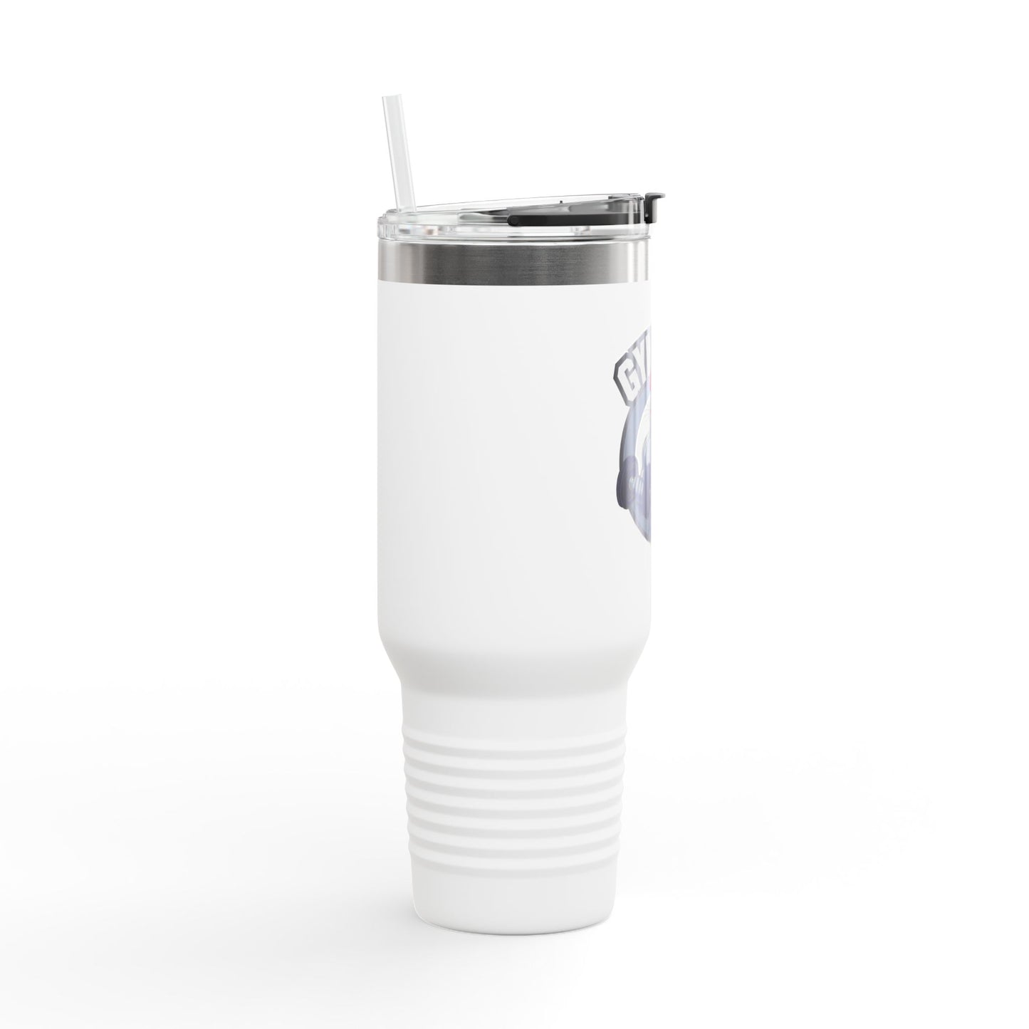 Insulated Water Tumbler 40oz - Gym Rat Design - Insulated 40oz
