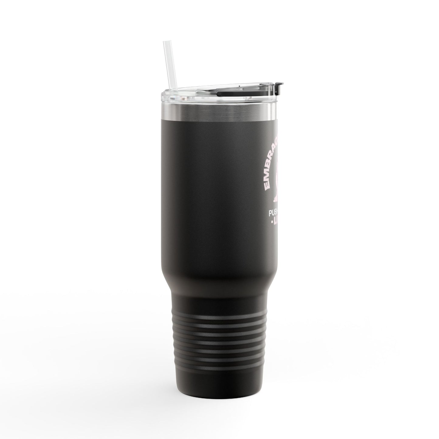 Insulated Water Tumbler 40oz - Embrace the Grind, Push beyond limit