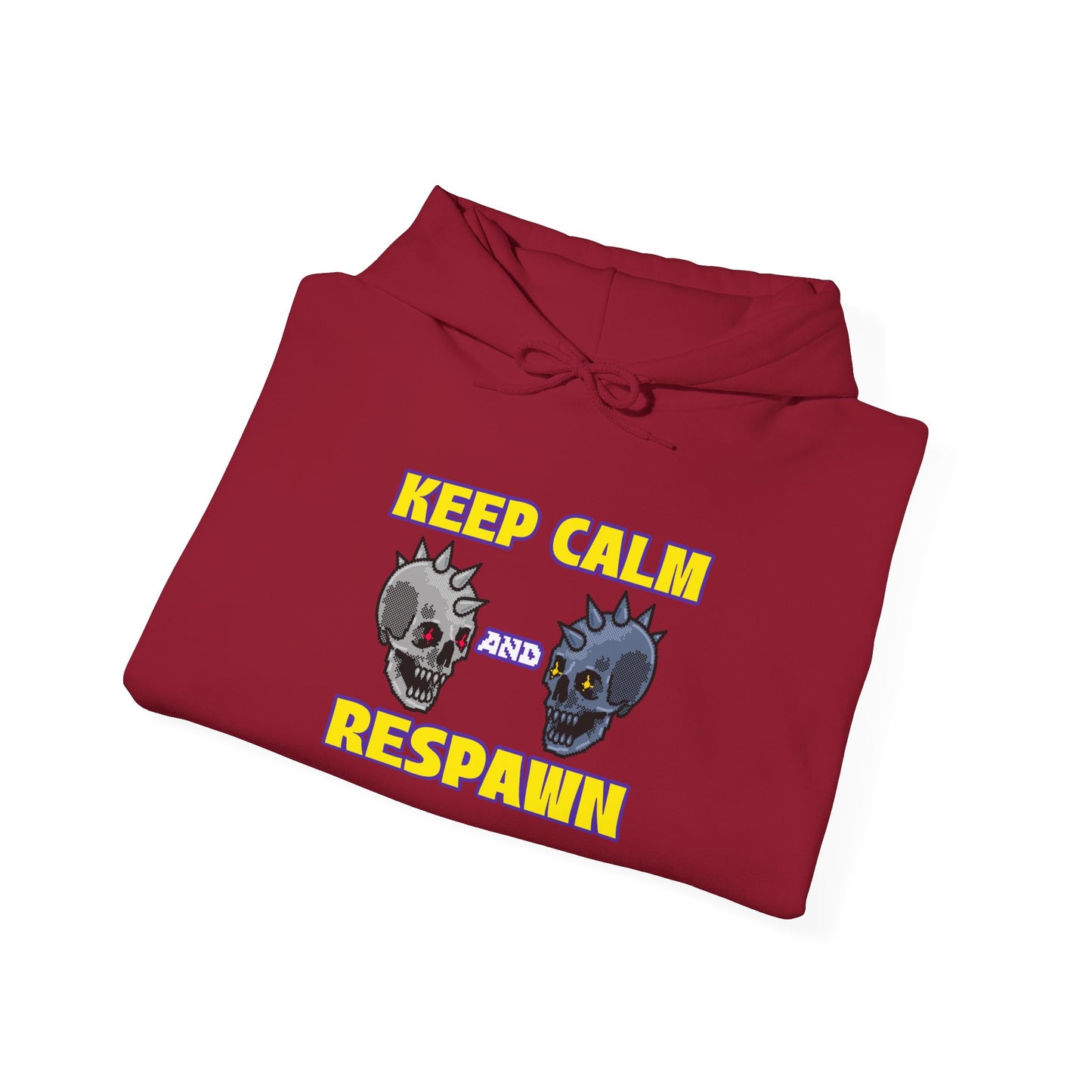 Hooded Sweatshirt - Keep Calm and Respawn