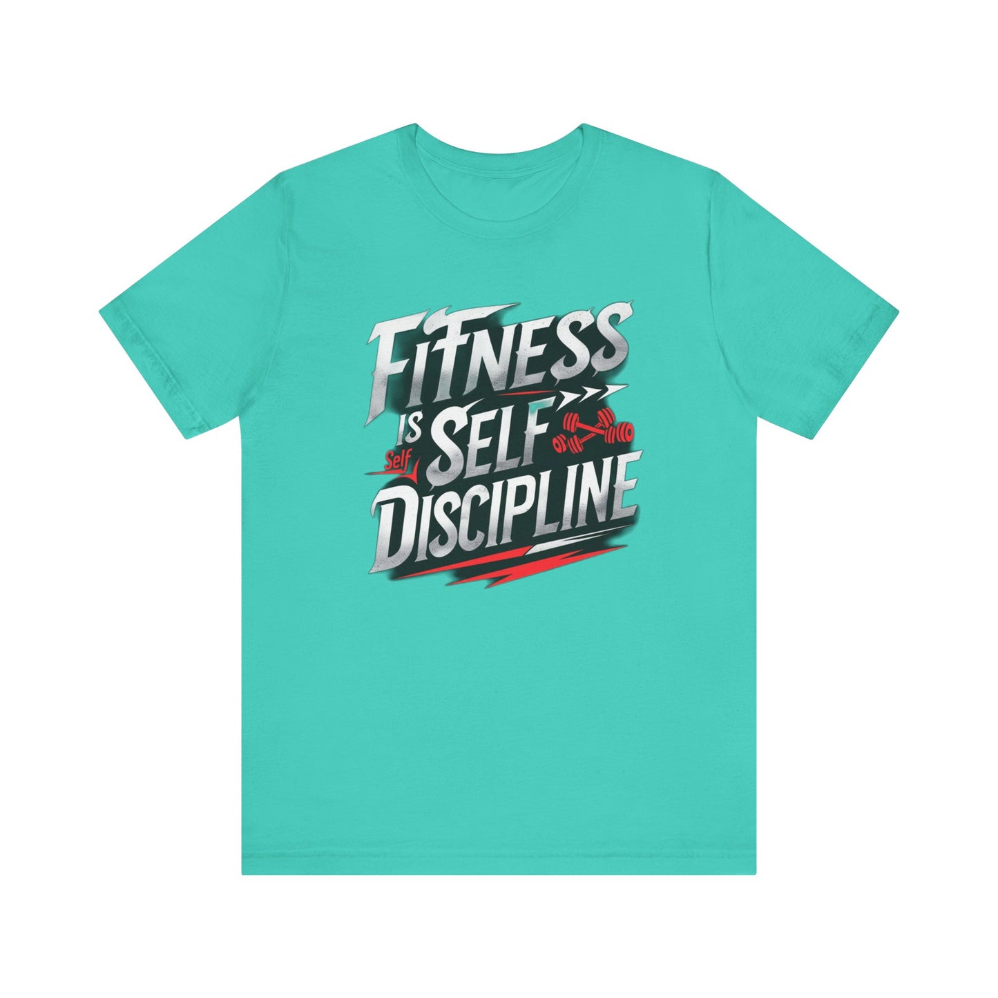 Fitness Is Self-Discipline, Gym T-Shirt β Mindset & Motivation Workout Tee πͺ | Discipline Over Motivation Shirt for Men & Women