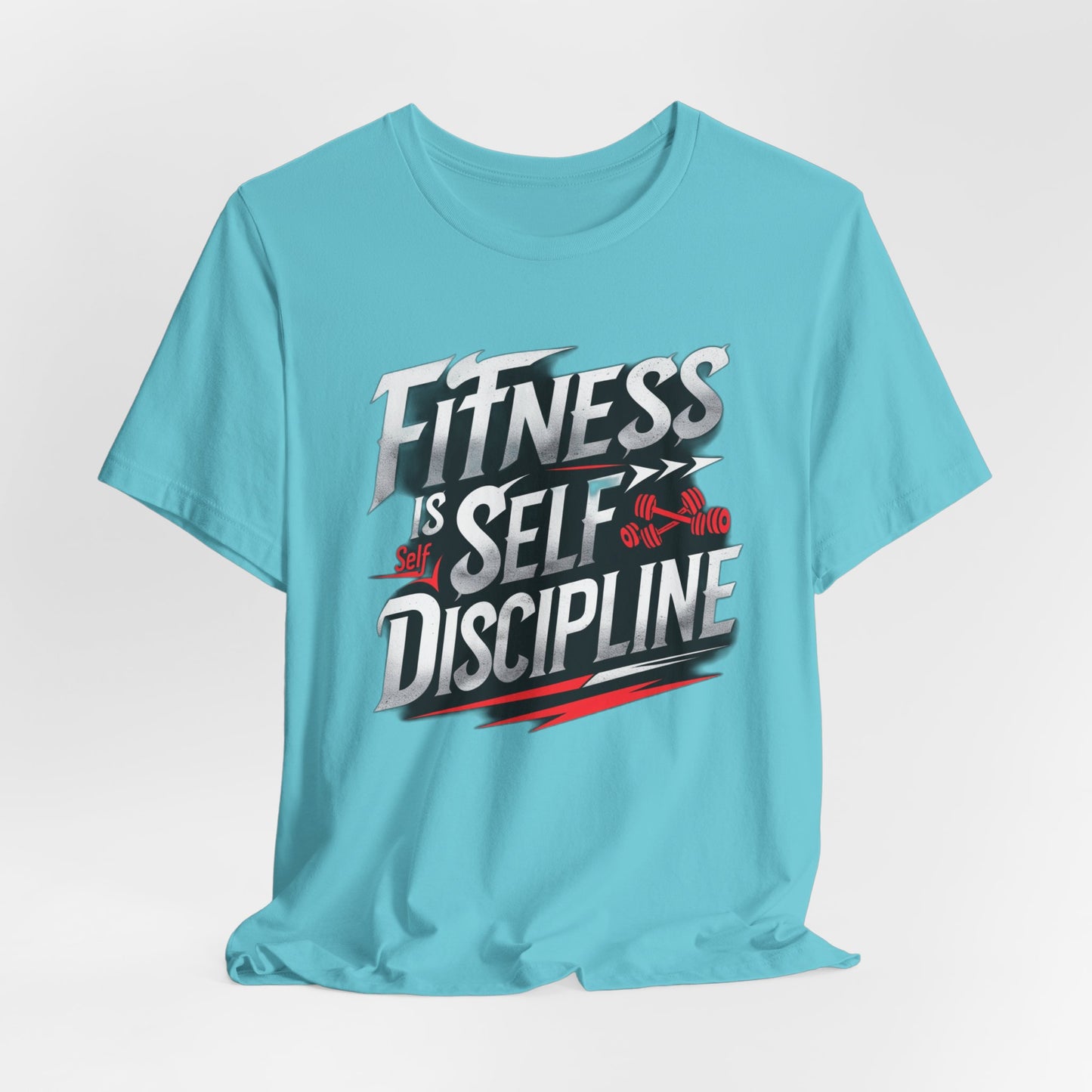 Fitness Is Self-Discipline, Gym T-Shirt β Mindset & Motivation Workout Tee πͺ | Discipline Over Motivation Shirt for Men & Women