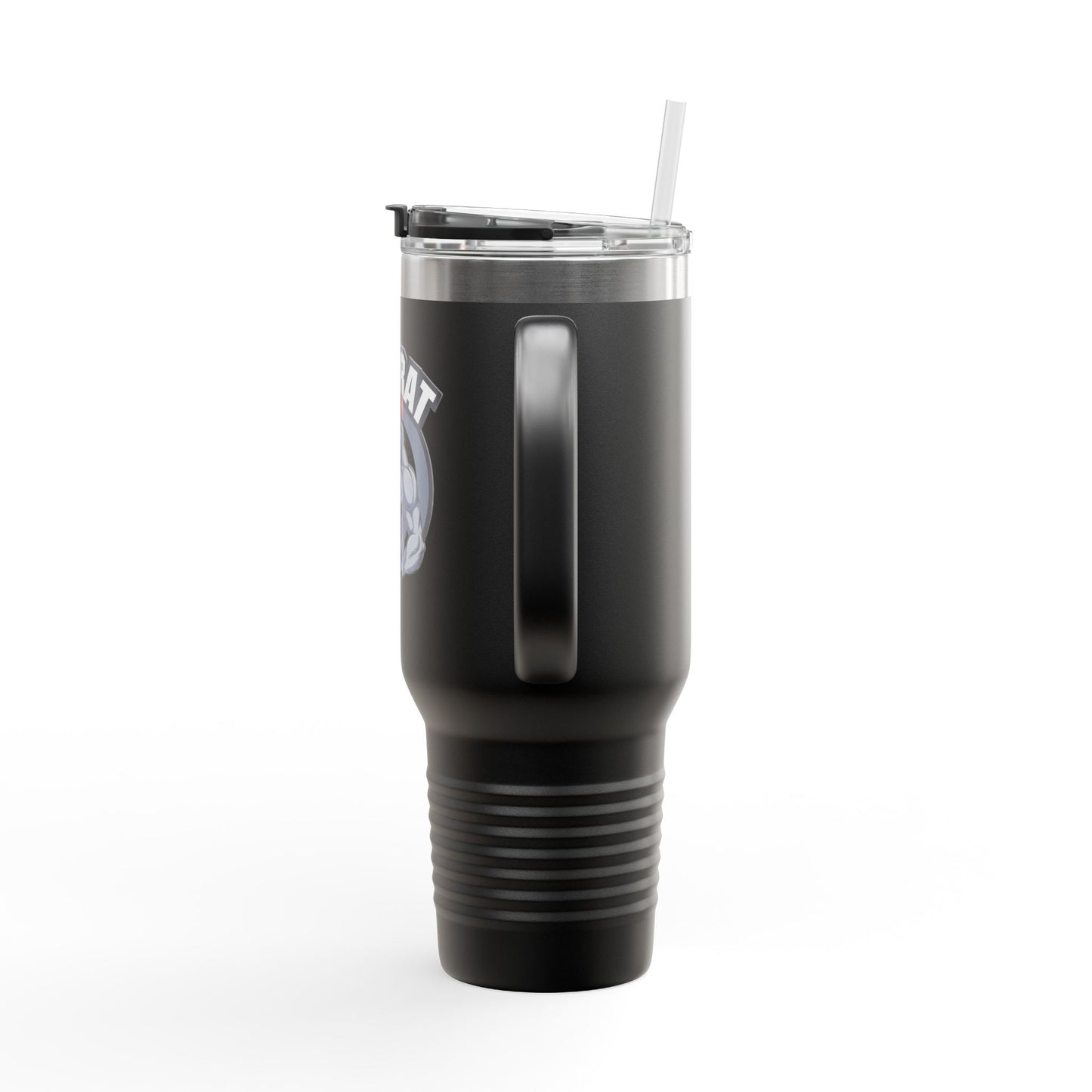 Insulated Water Tumbler 40oz - Gym Rat Design - Insulated 40oz