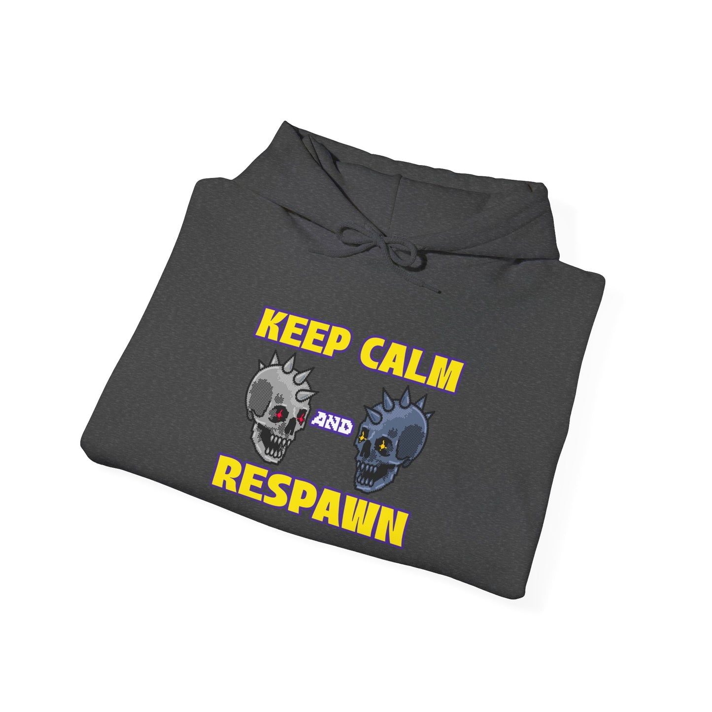 Hooded Sweatshirt - Keep Calm and Respawn