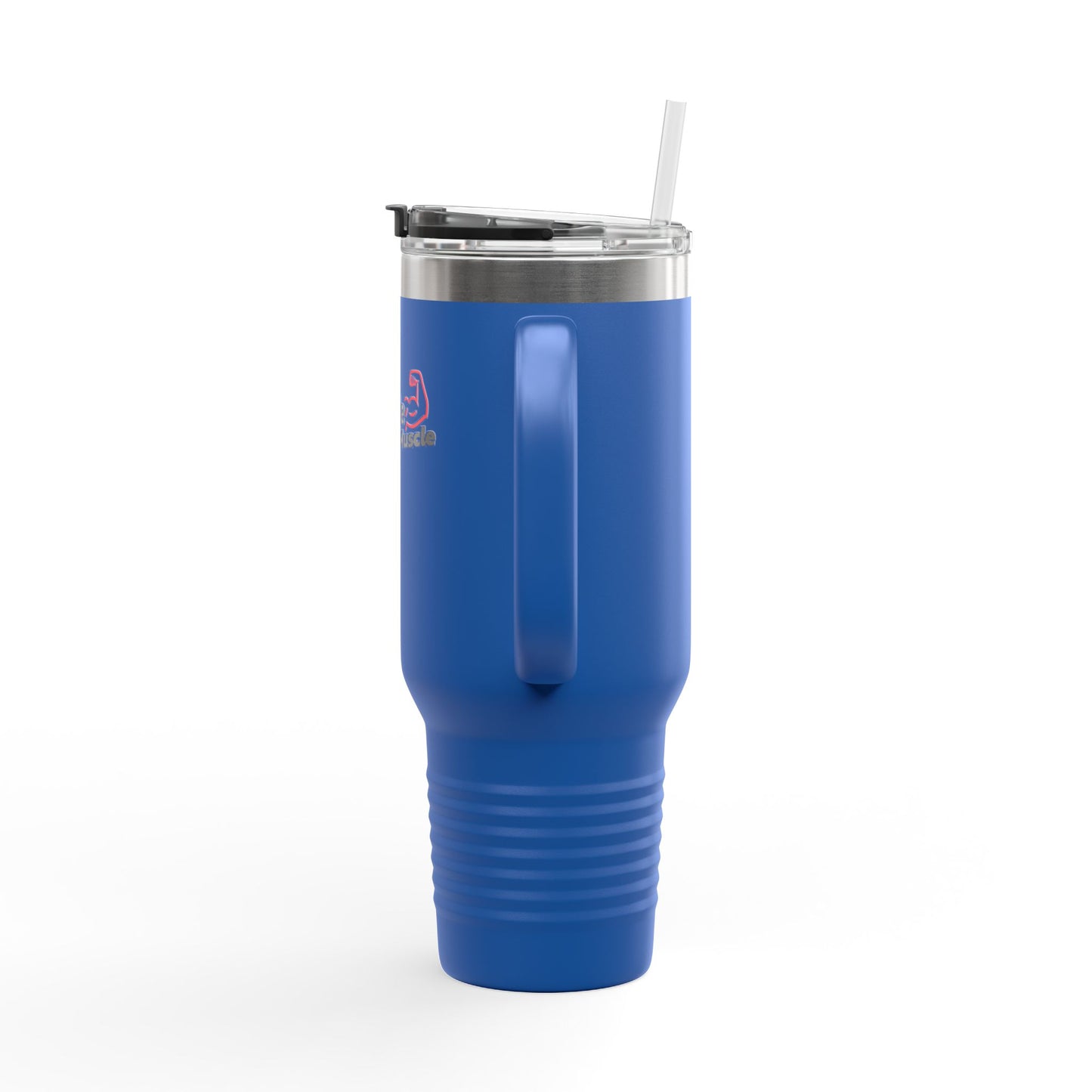 Insulated water Tumbler - 'Hustle for that Muscle' Insulated 40oz