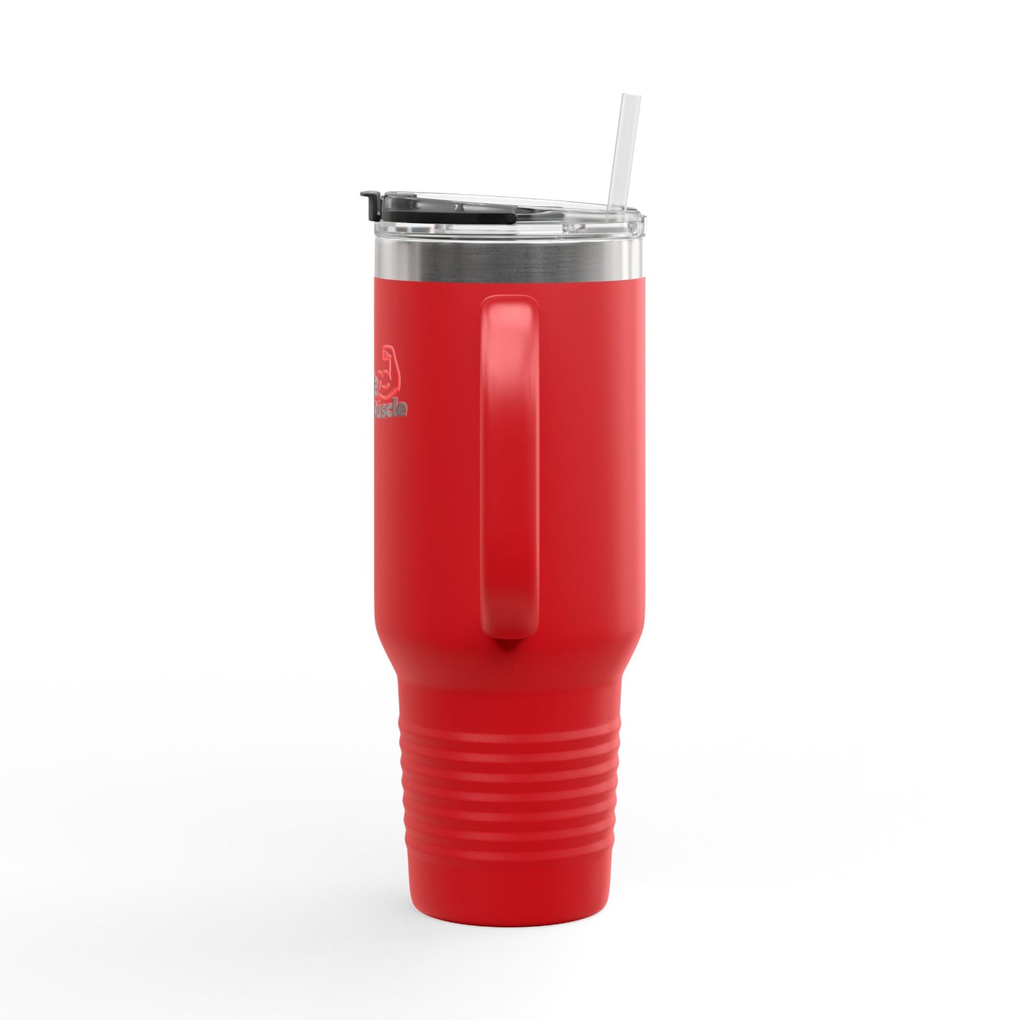 Insulated water Tumbler - 'Hustle for that Muscle' Insulated 40oz