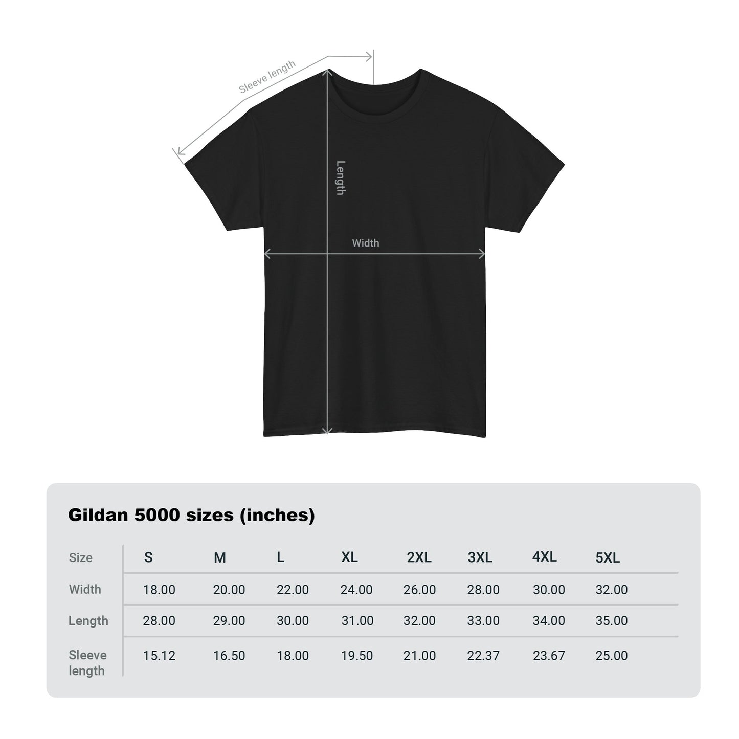 Size Chart Level Up to Daddy T-Shirt