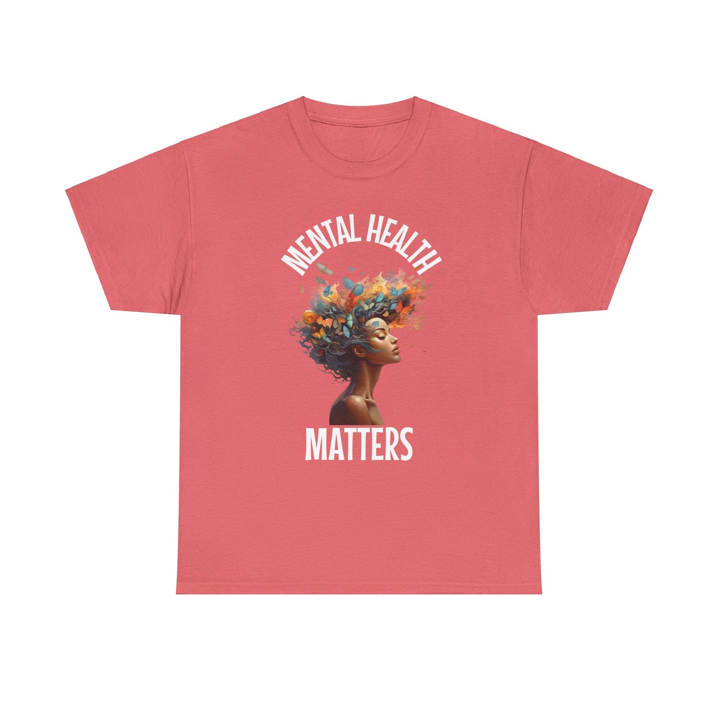 Mental Health Matter shirt Coral Silk Shirt