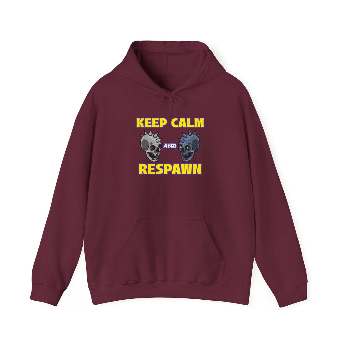 Hooded Sweatshirt - Keep Calm and Respawn
