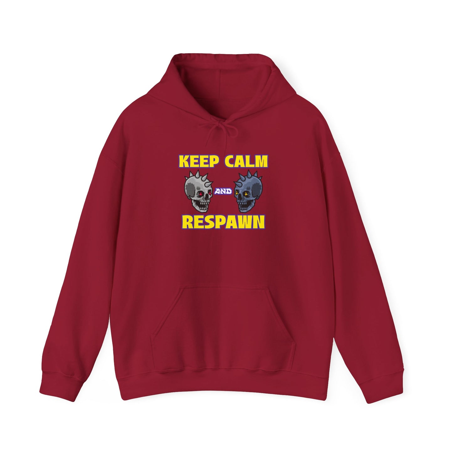 Hooded Sweatshirt - Keep Calm and Respawn