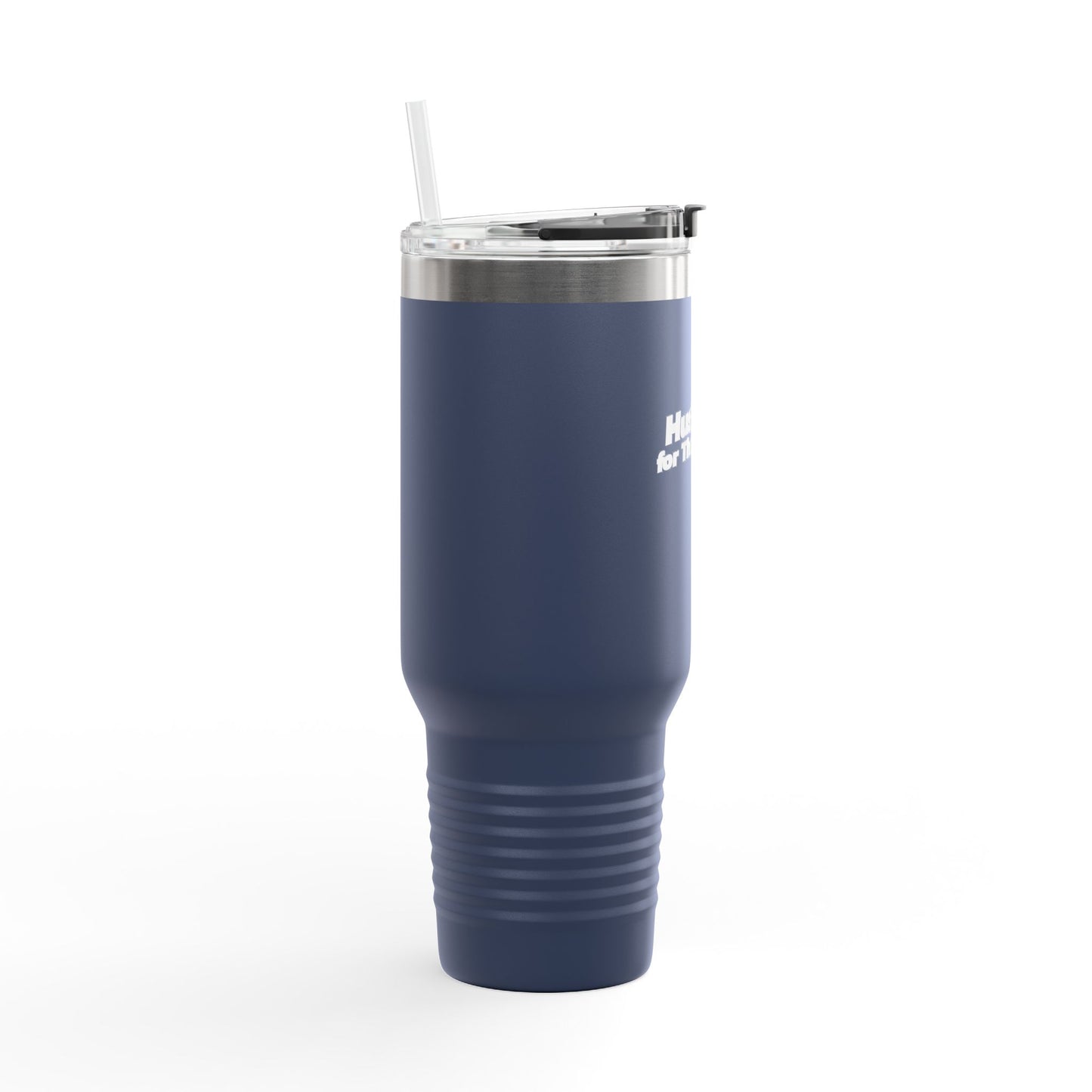 Insulated water Tumbler - 'Hustle for that Muscle' Insulated 40oz