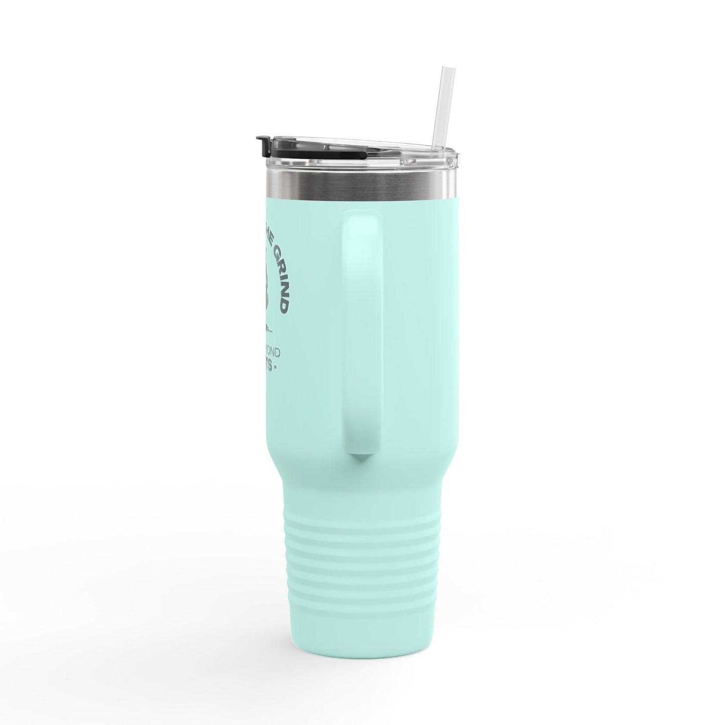 Insulated Water Tumbler 40oz - Embrace the Grind, Push beyond limit