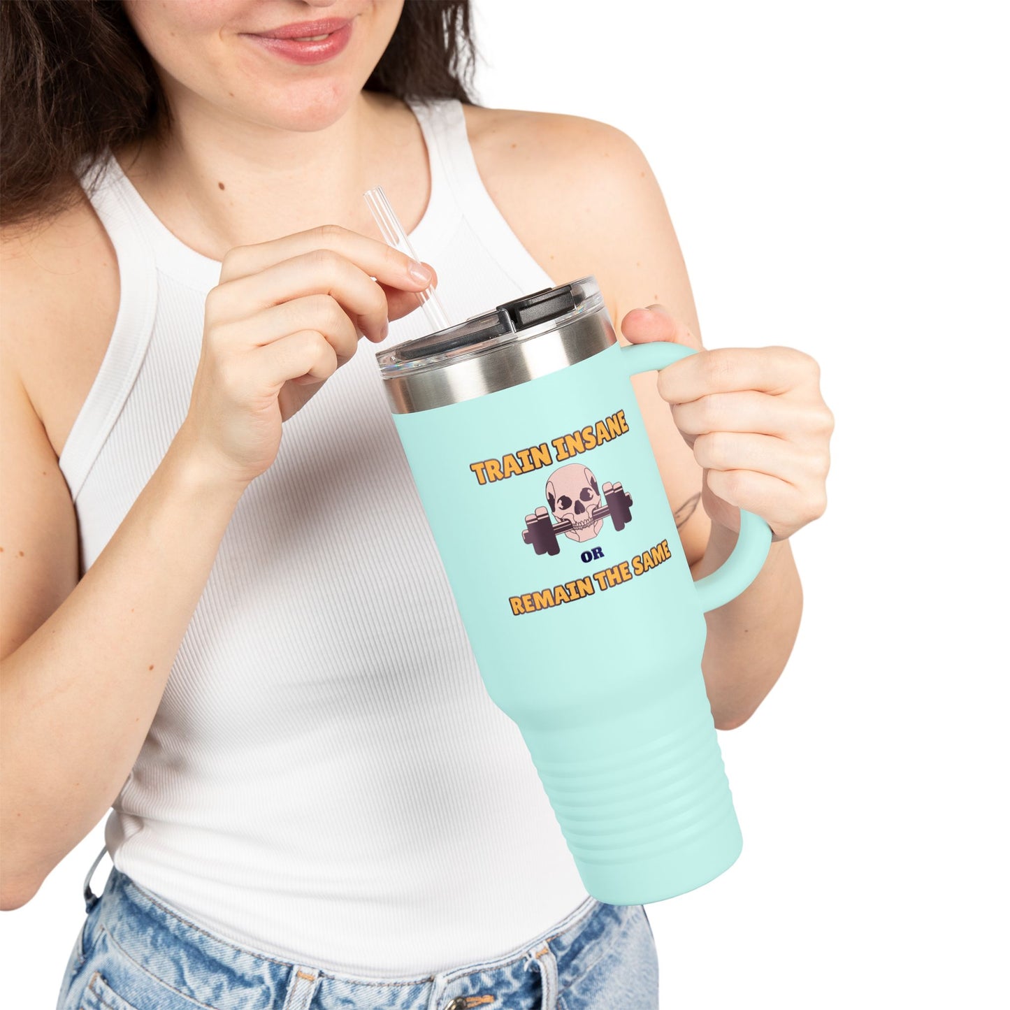 Insulated Water Tumbler 40oz - Train Insane