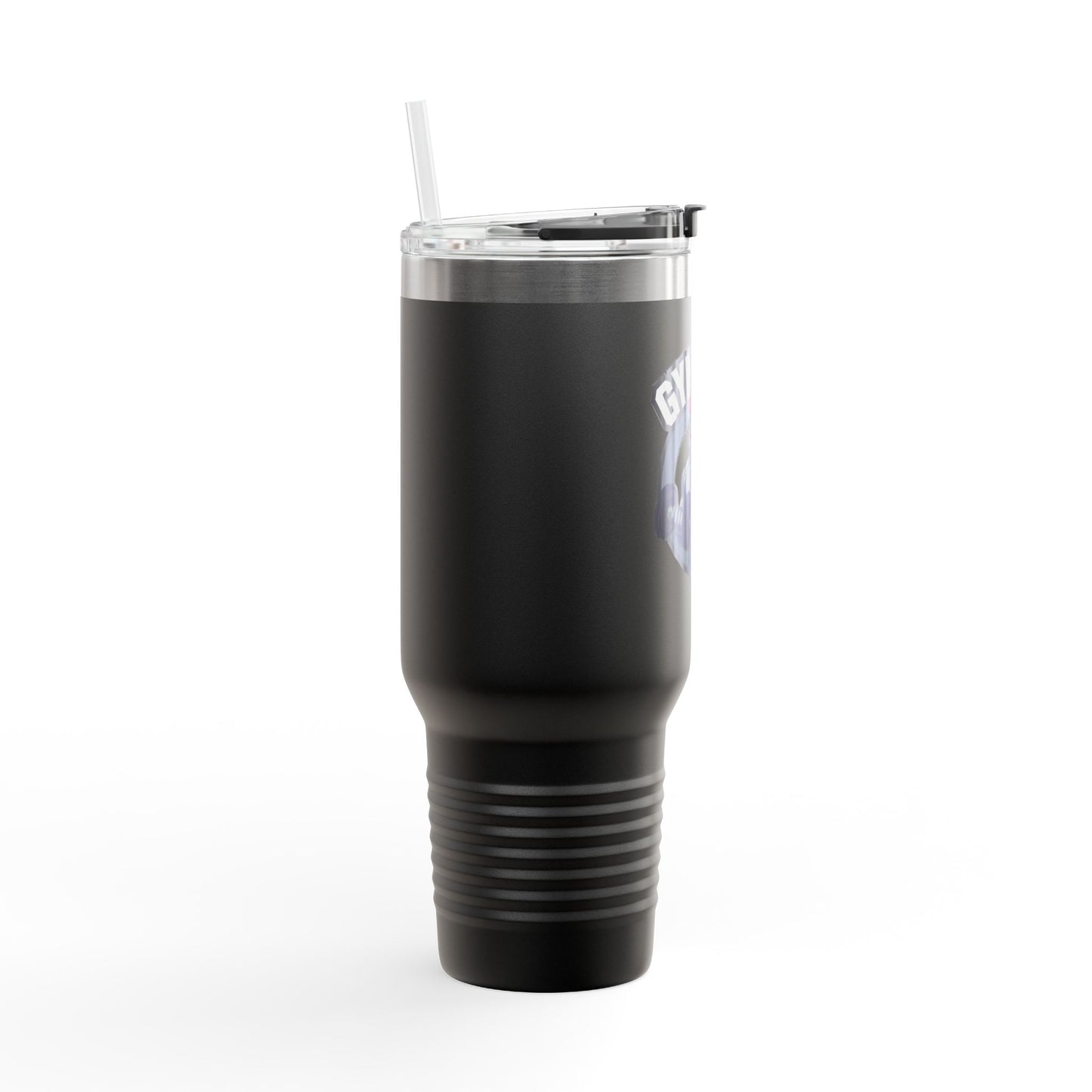 Insulated Water Tumbler 40oz - Gym Rat Design - Insulated 40oz