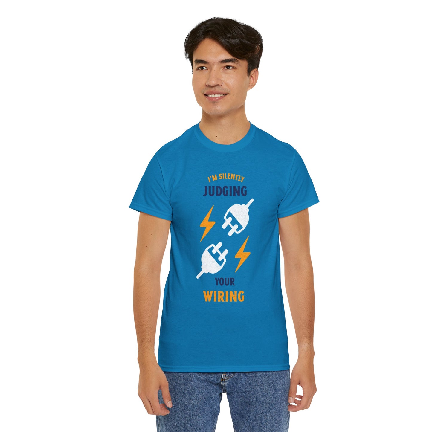 Electrician shirt Sapphire Front