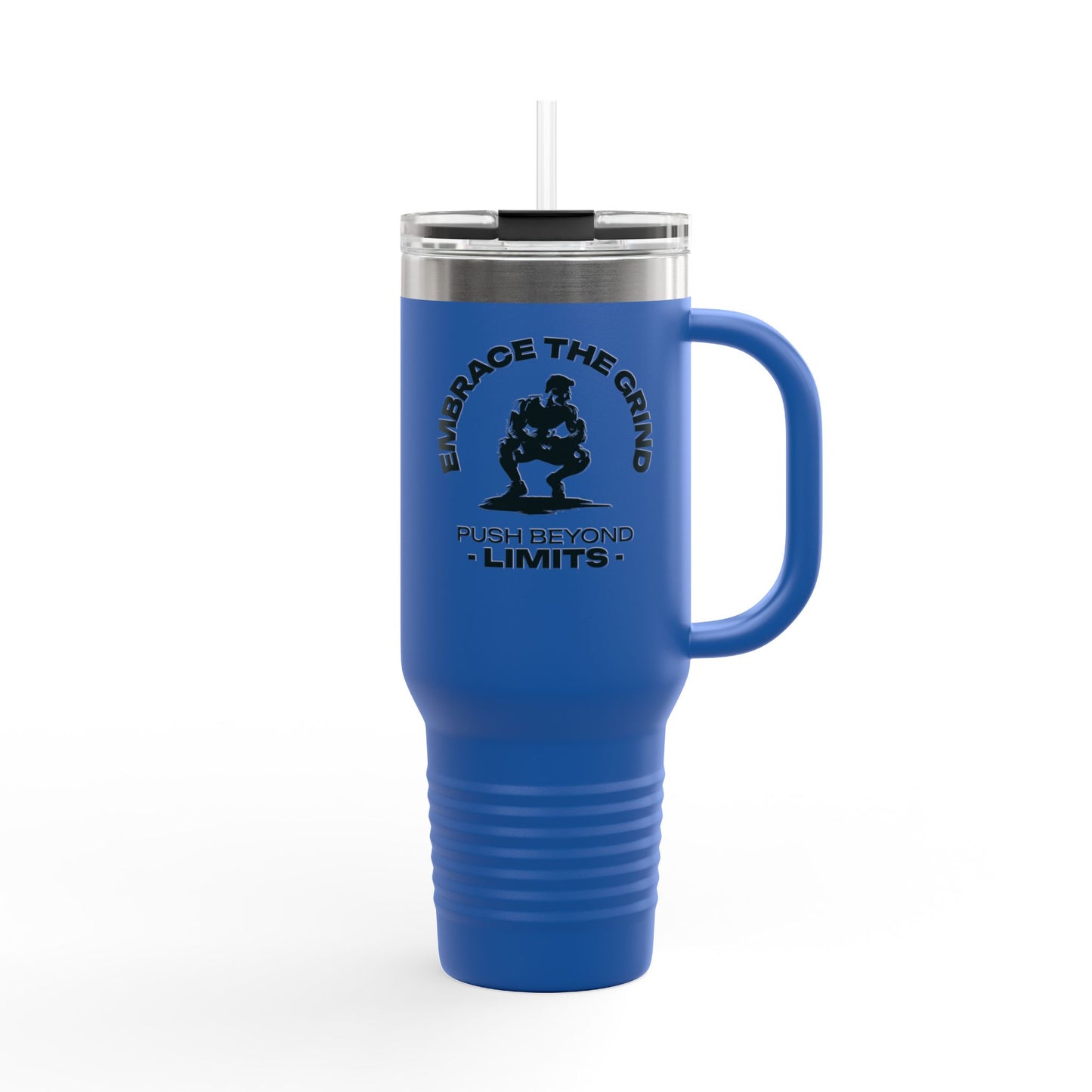 Insulated Water Tumbler 40oz - Embrace the Grind, Push beyond limit