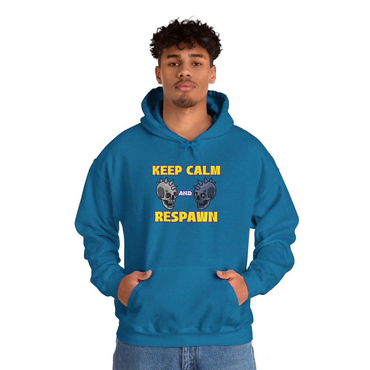 Hooded Sweatshirt - Keep Calm and Respawn