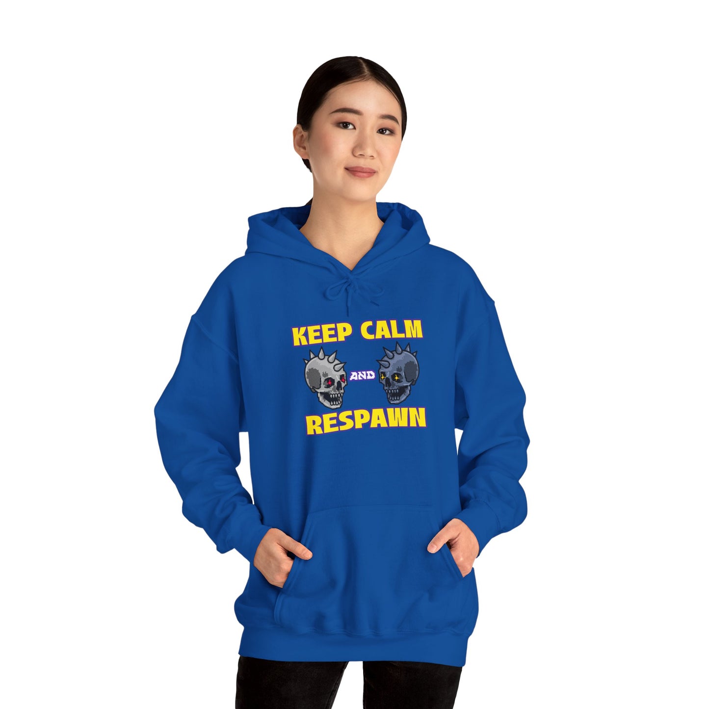 Hooded Sweatshirt - Keep Calm and Respawn