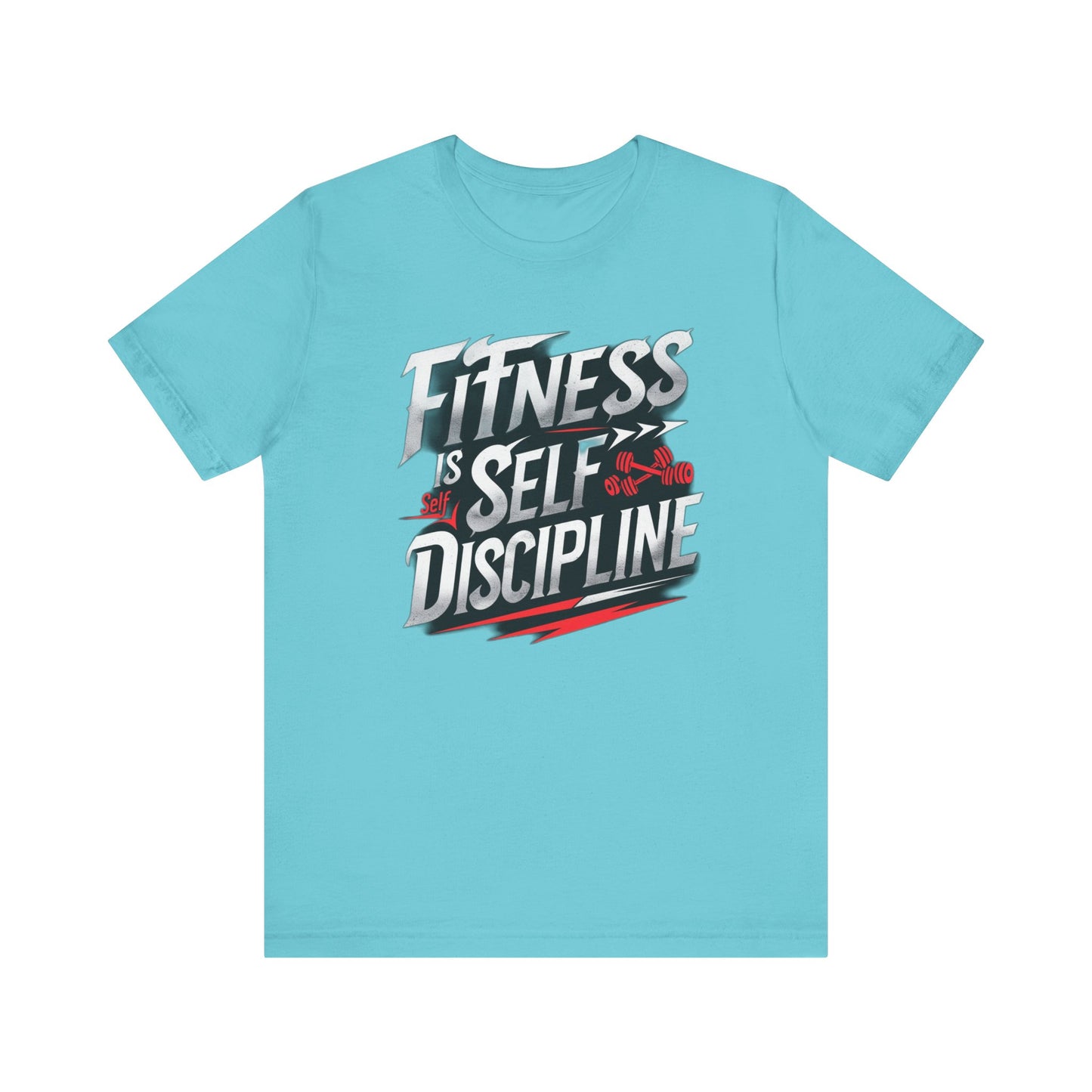 Fitness Is Self-Discipline, Gym T-Shirt β Mindset & Motivation Workout Tee πͺ | Discipline Over Motivation Shirt for Men & Women