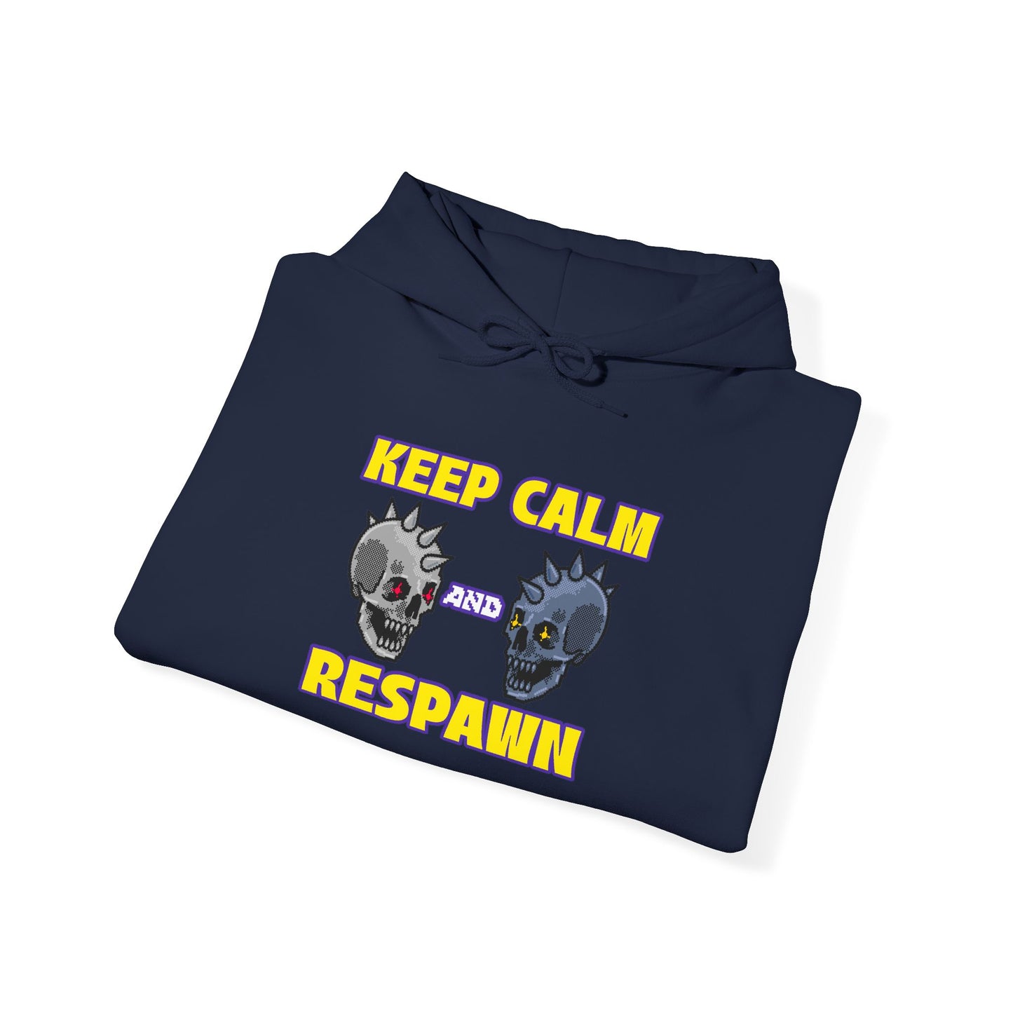Hooded Sweatshirt - Keep Calm and Respawn