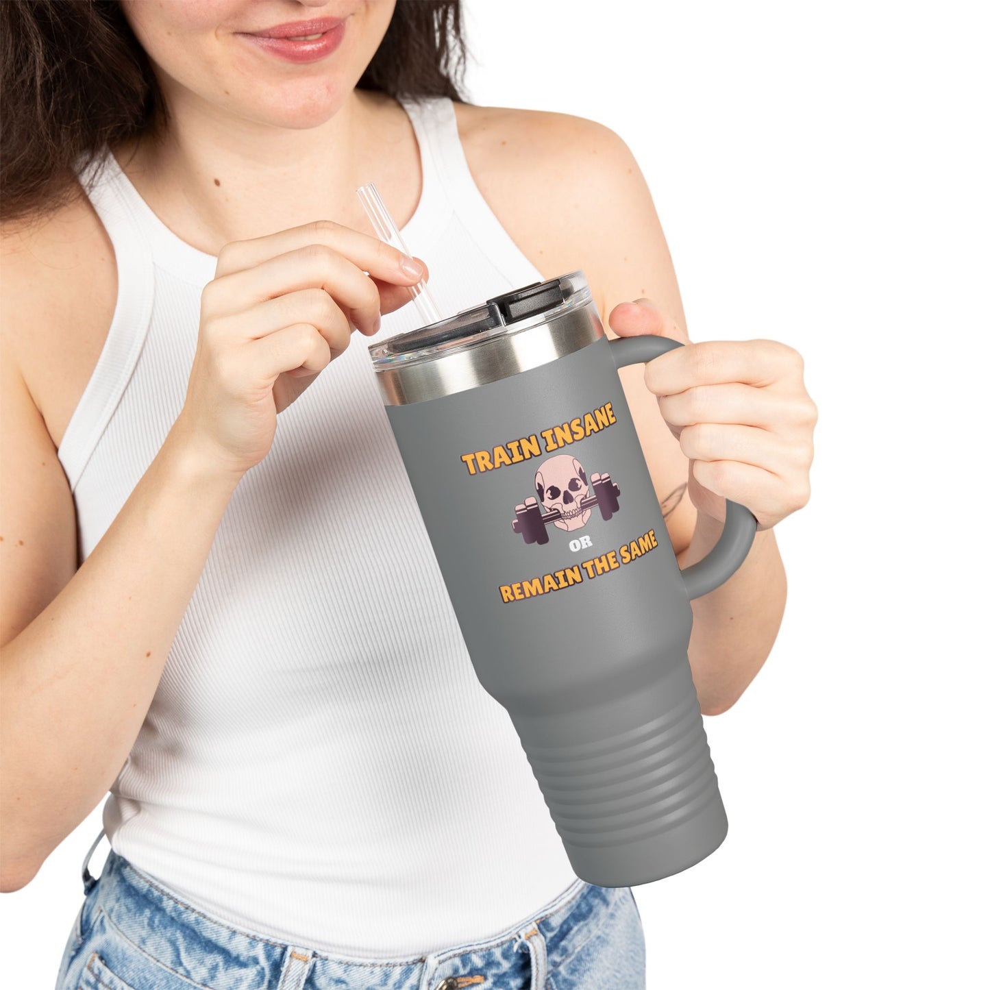 Insulated Water Tumbler 40oz - Train Insane