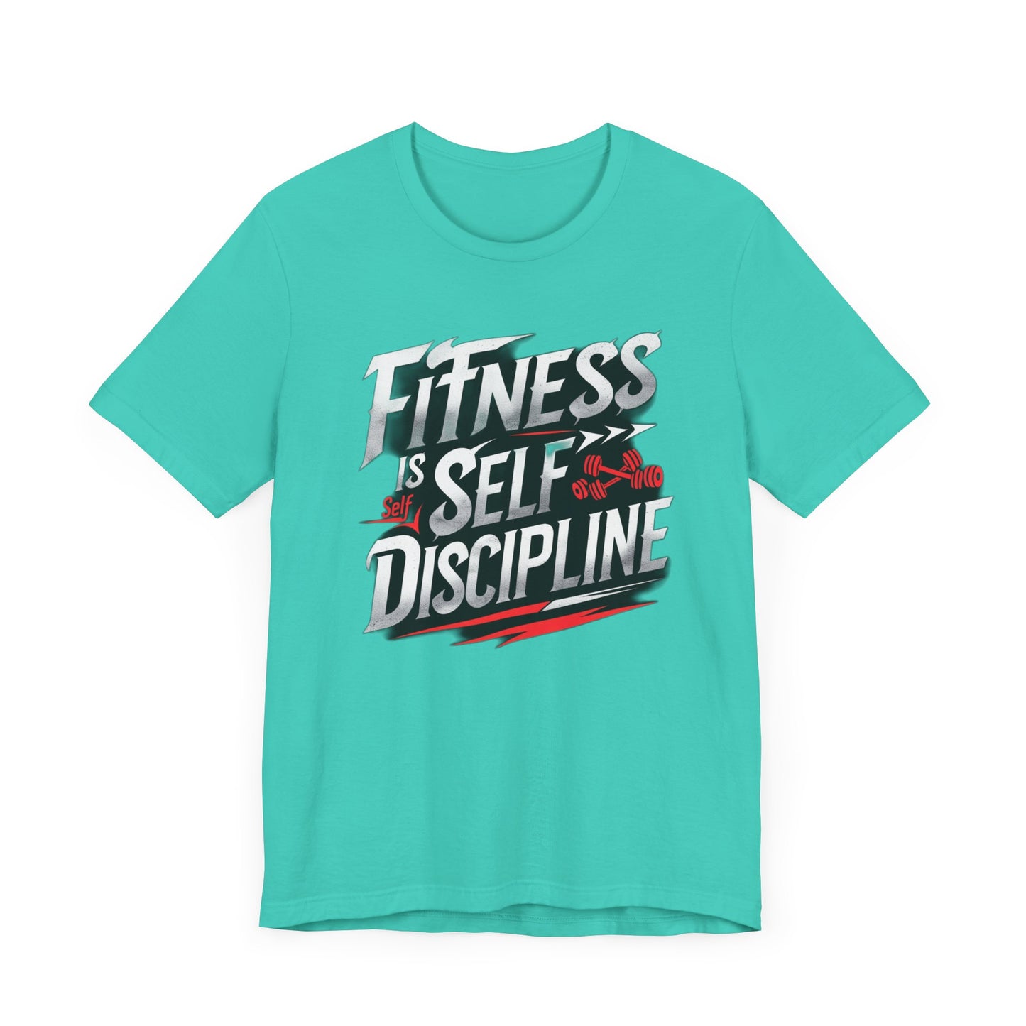 Fitness Is Self-Discipline, Gym T-Shirt β Mindset & Motivation Workout Tee πͺ | Discipline Over Motivation Shirt for Men & Women