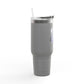 Insulated Water Tumbler 40oz  - Gym Rat Design - Insulated 40oz