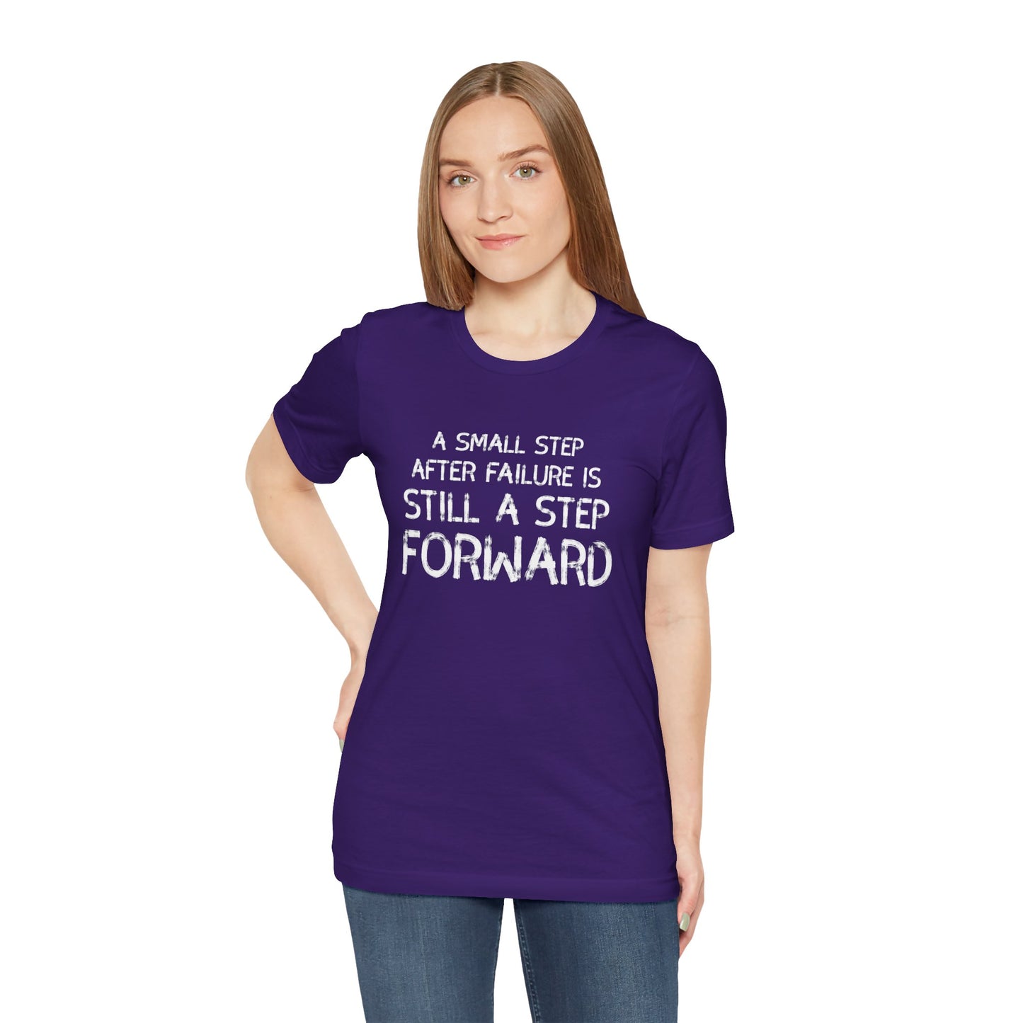 Motivational Tee - 'Small Step Forward' Quote Shirt