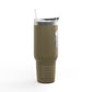 Insulated Water Tumbler 40oz  - Gym Rat Design - Insulated 40oz