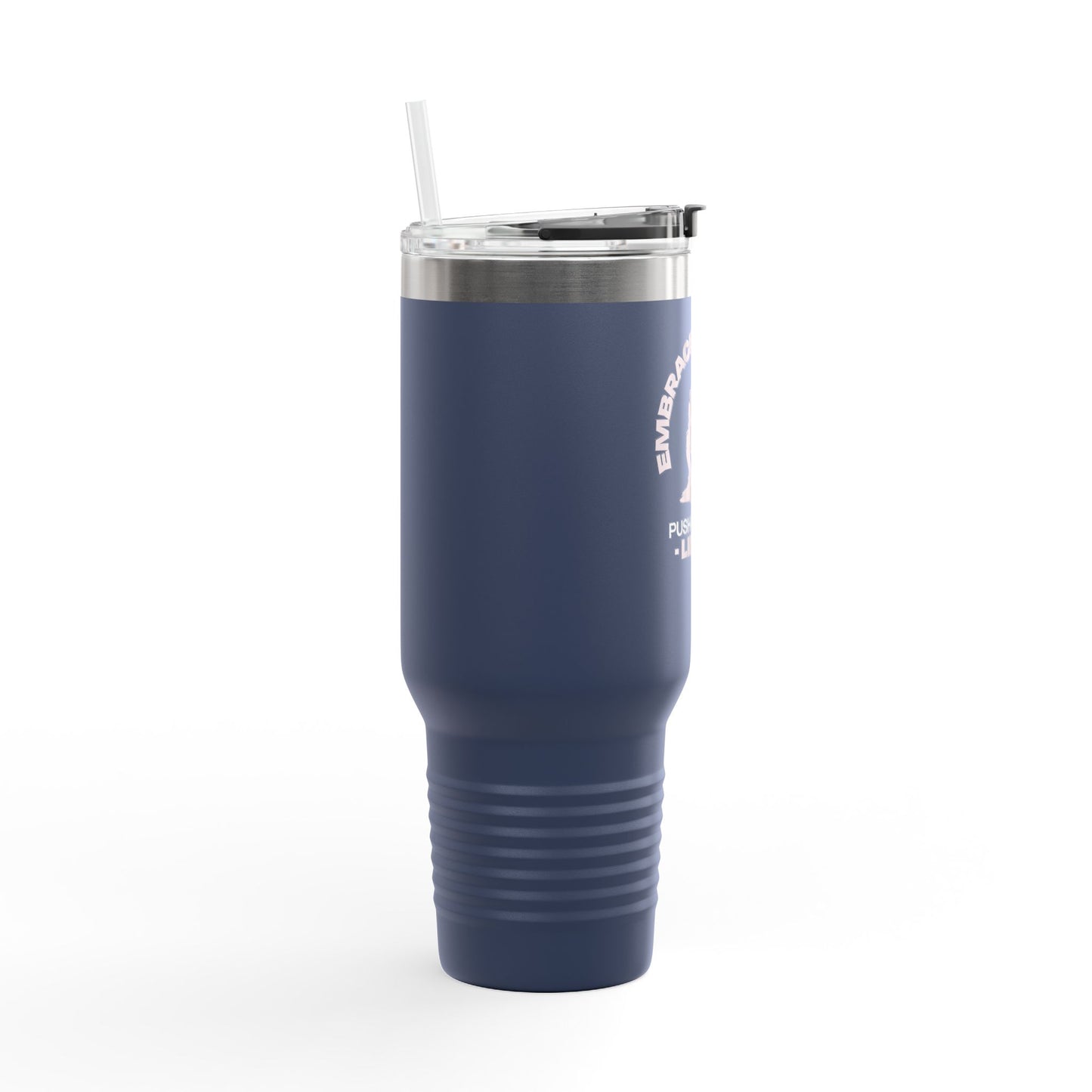 Insulated Water Tumbler 40oz  - Embrace the Grind, Push beyond limit