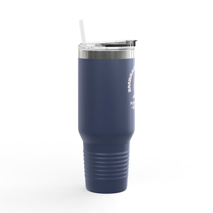 Insulated Water Tumbler 40oz  - Embrace the Grind, Push beyond limit