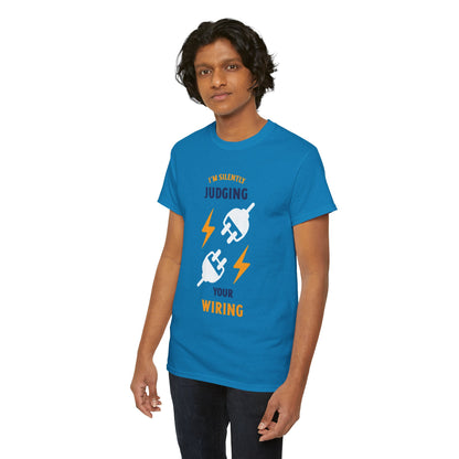 Electrician shirt Sapphire  Funny work shirt