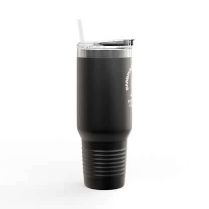 Insulated Water Tumbler 40oz  - Embrace the Grind, Push beyond limit