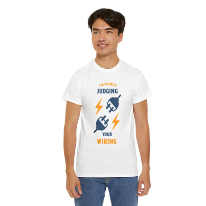 Electrician shirt White front
