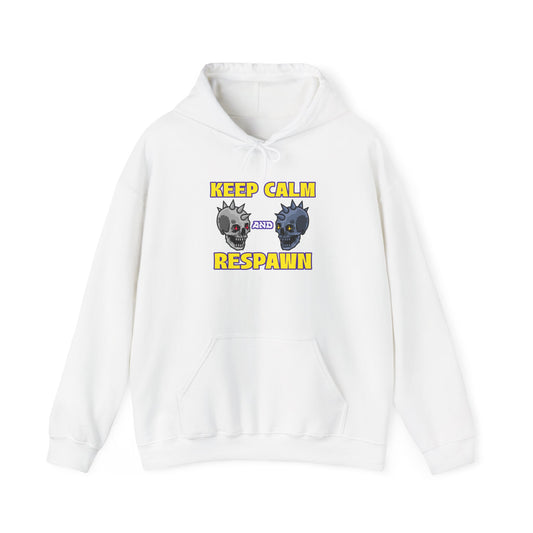 Hooded Sweatshirt - Keep Calm and Respawn
