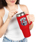 Insulated Water Tumbler 40oz  - Gym Rat Design - Insulated 40oz